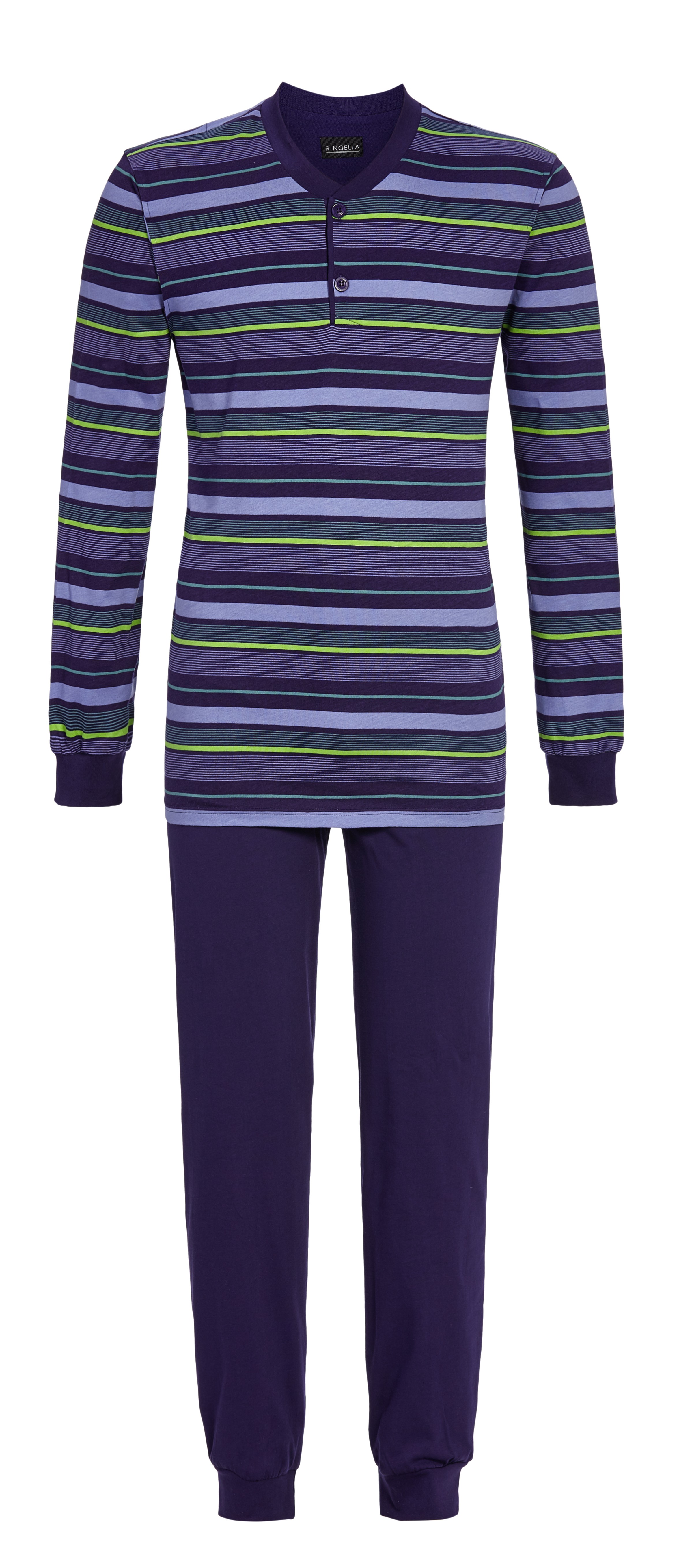 Ringella Pyjama mit Strickbündchen