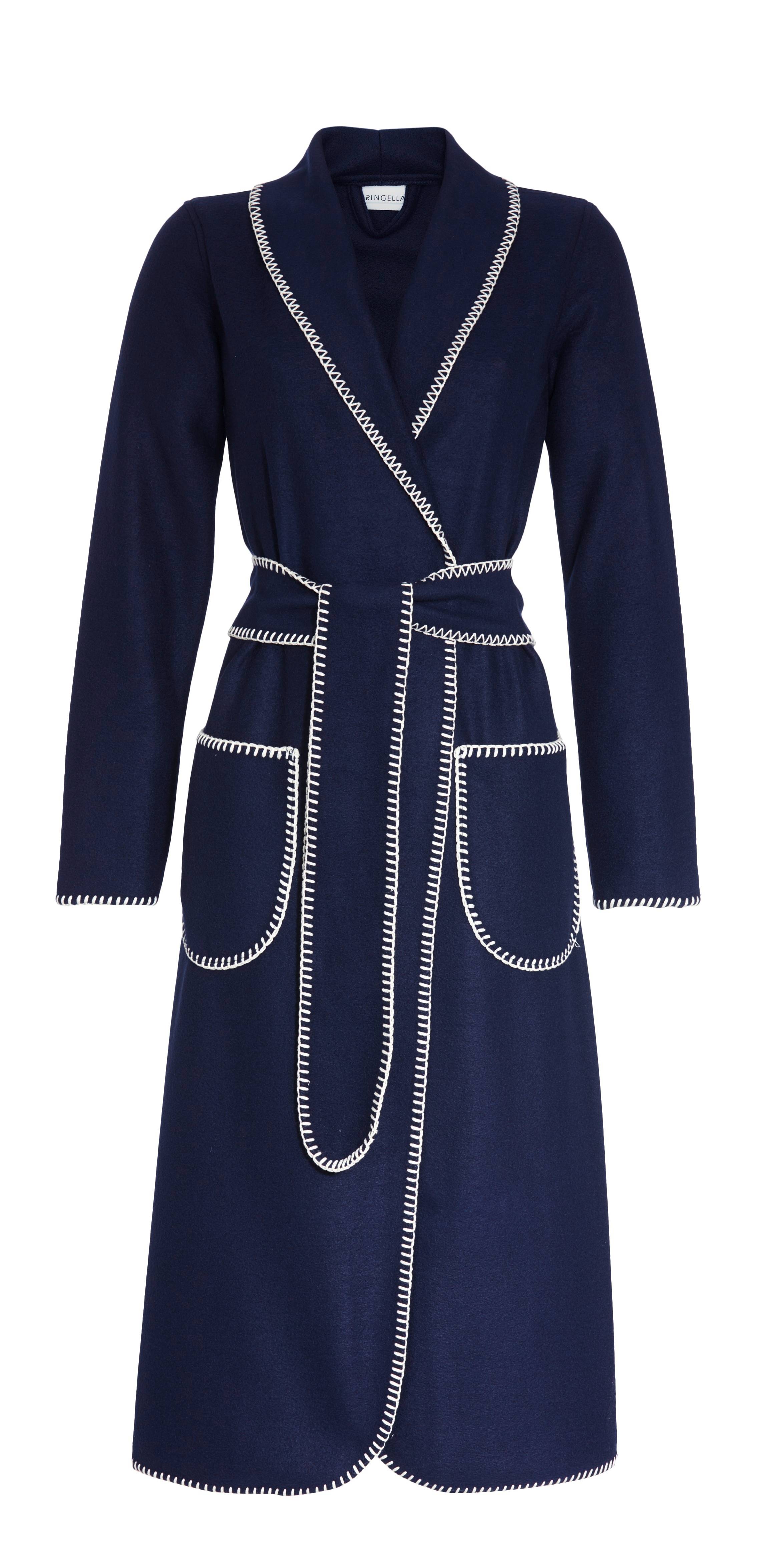 Bademantel mit Schalkragen Bademantel mit Schalkragen