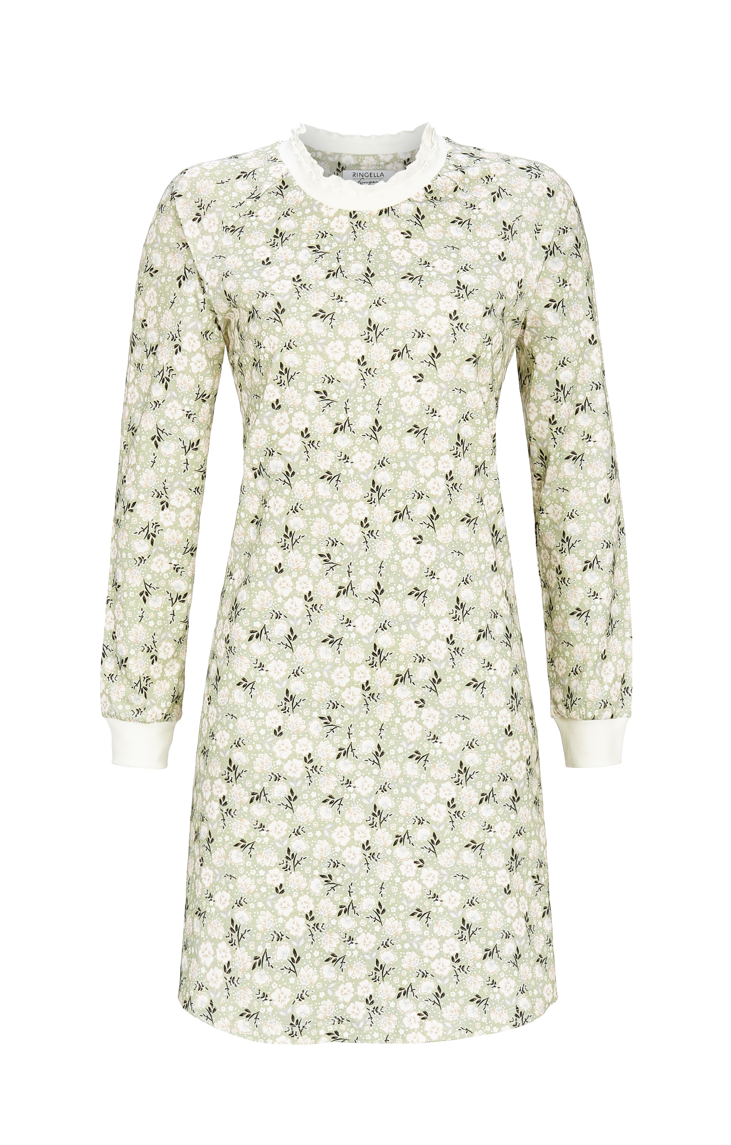 Sleepshirt mit Strickbündchen