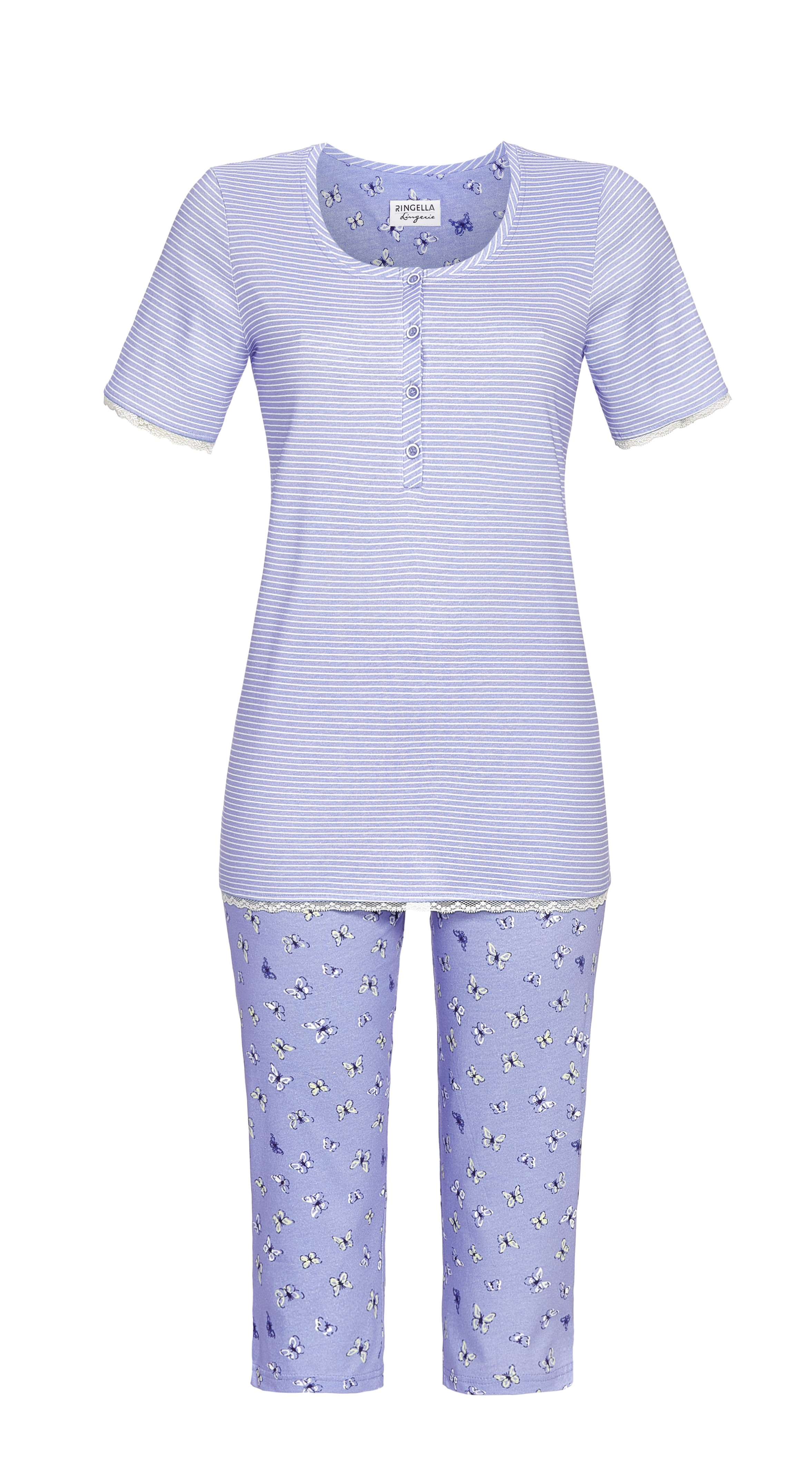 Pyjama mit Caprihose