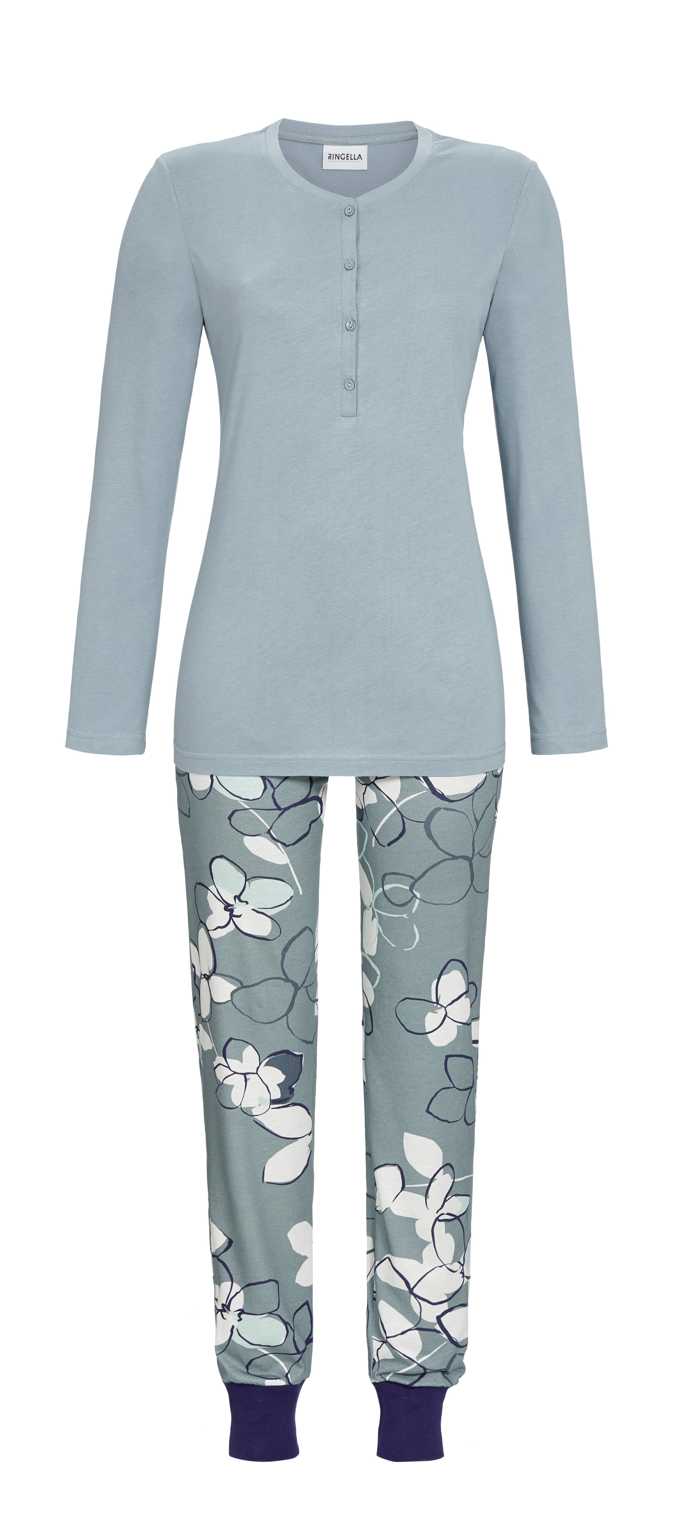 Pyjama mit Knopfleiste