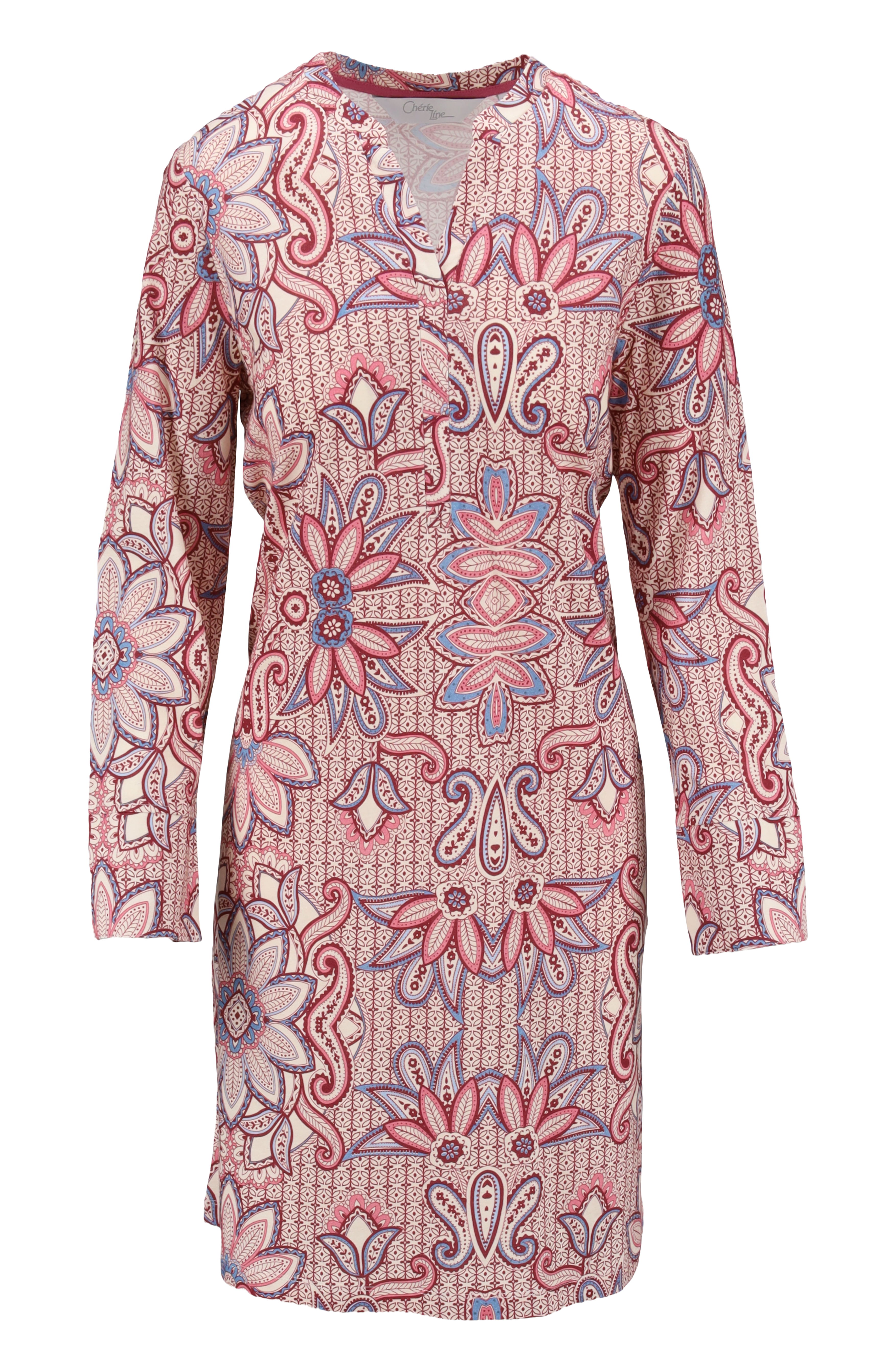 Sleepshirt mit Ornamentdessin
