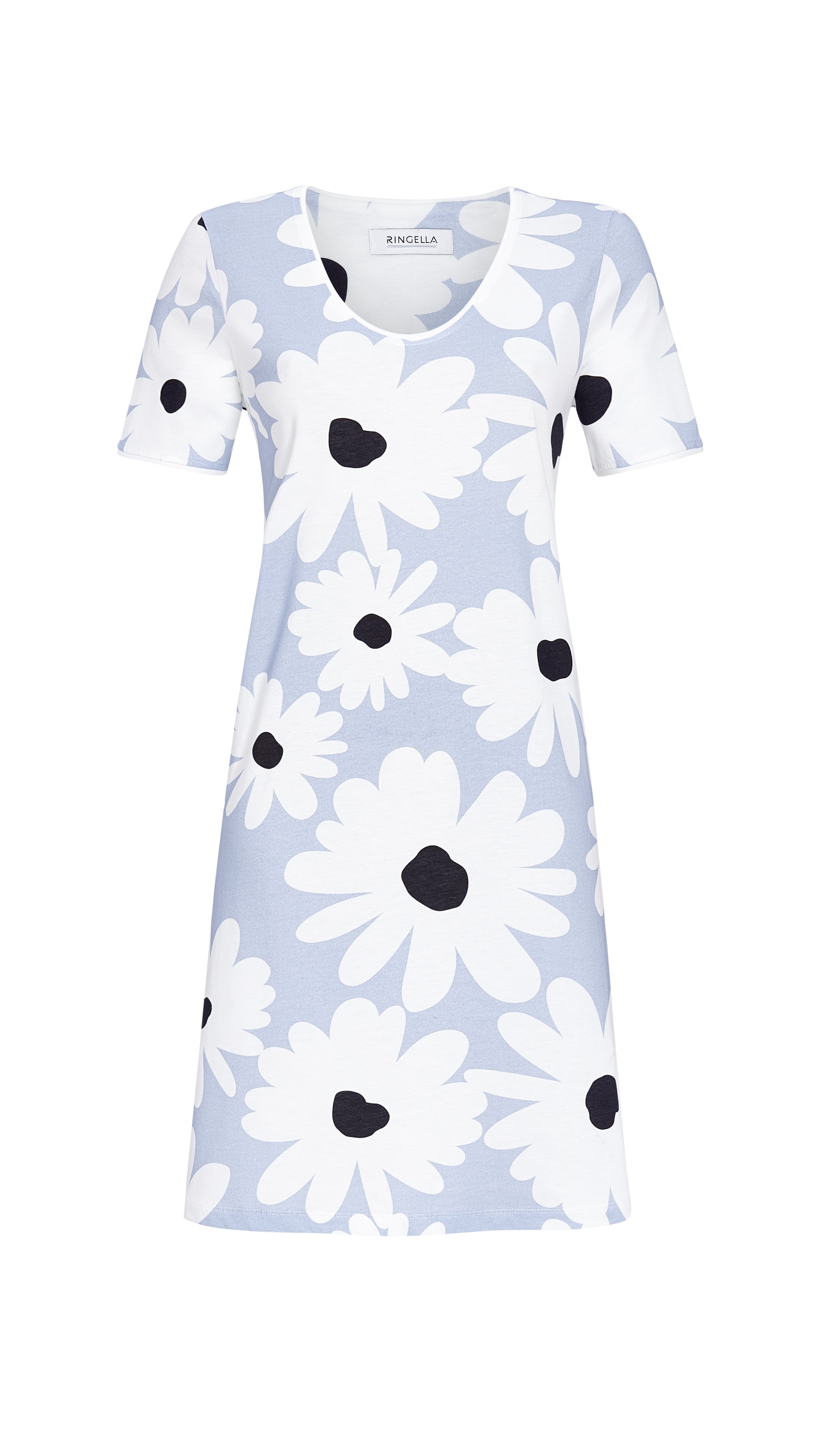 Ringella Sleepshirt mit V-Ausschnitt