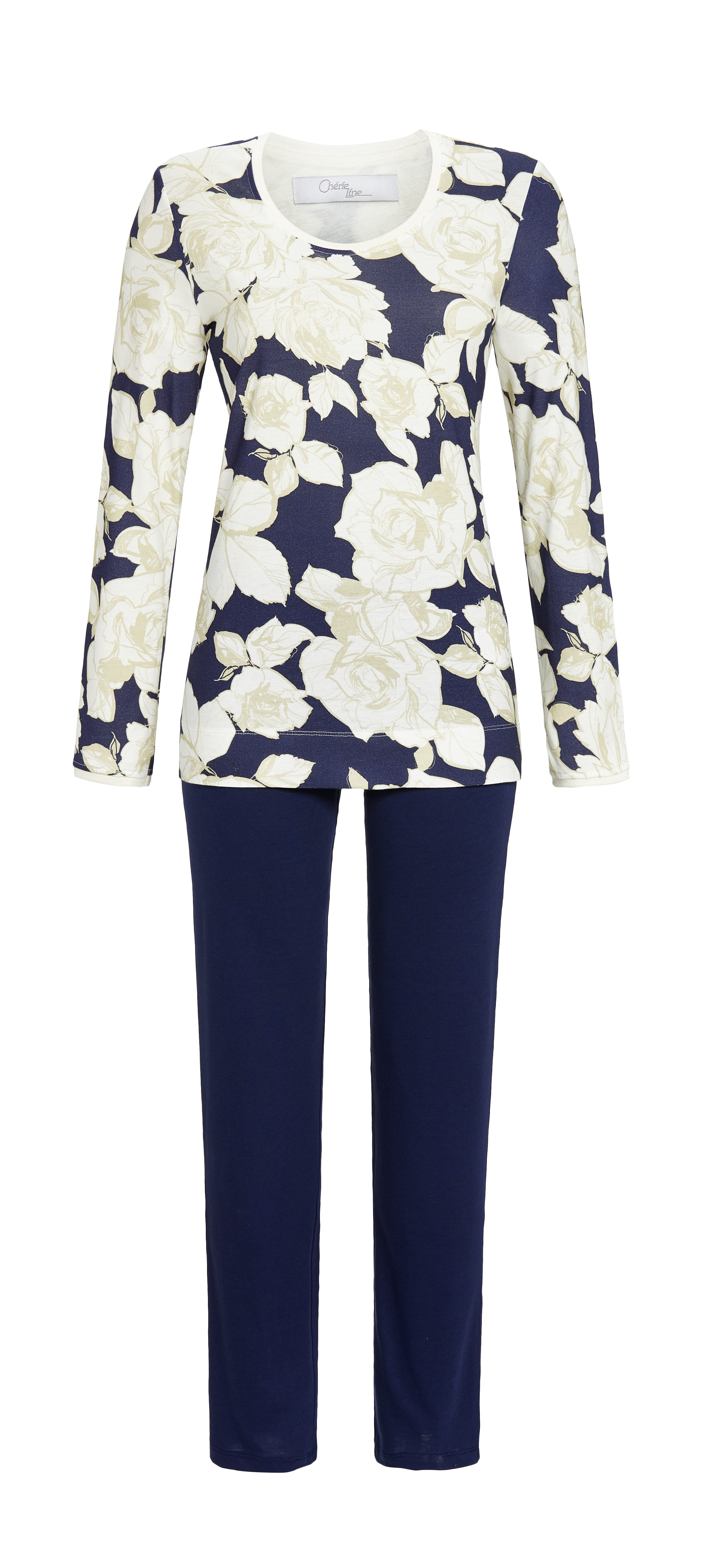 Pyjama mit Blumendessin