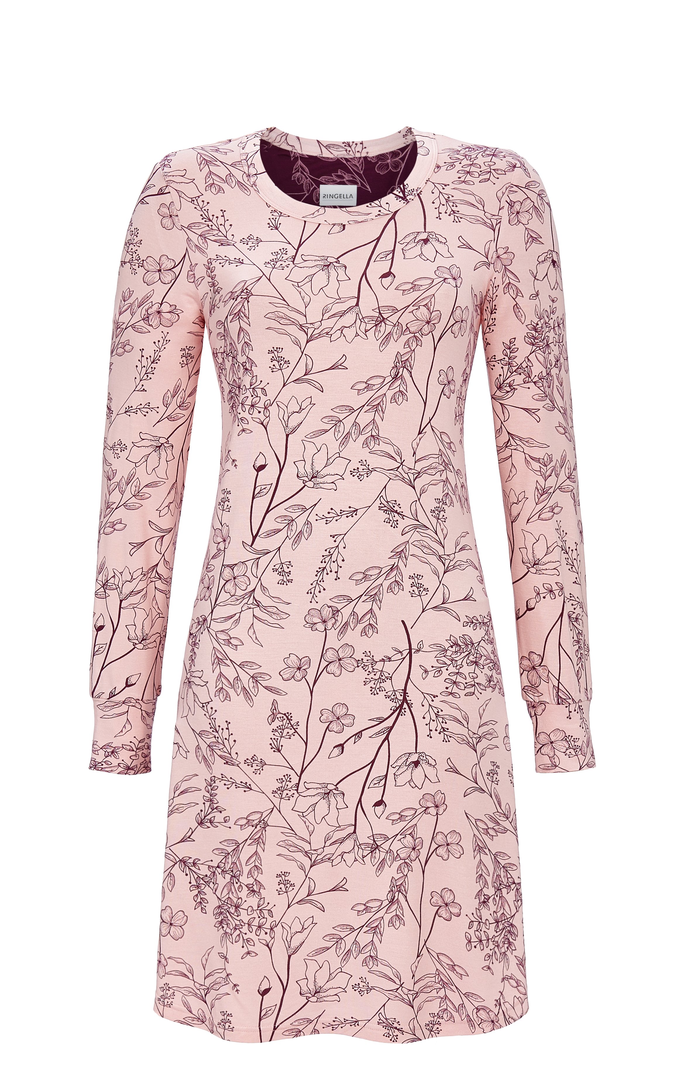 Sleepshirt mit Floraldessin Sleepshirt mit Floraldessin