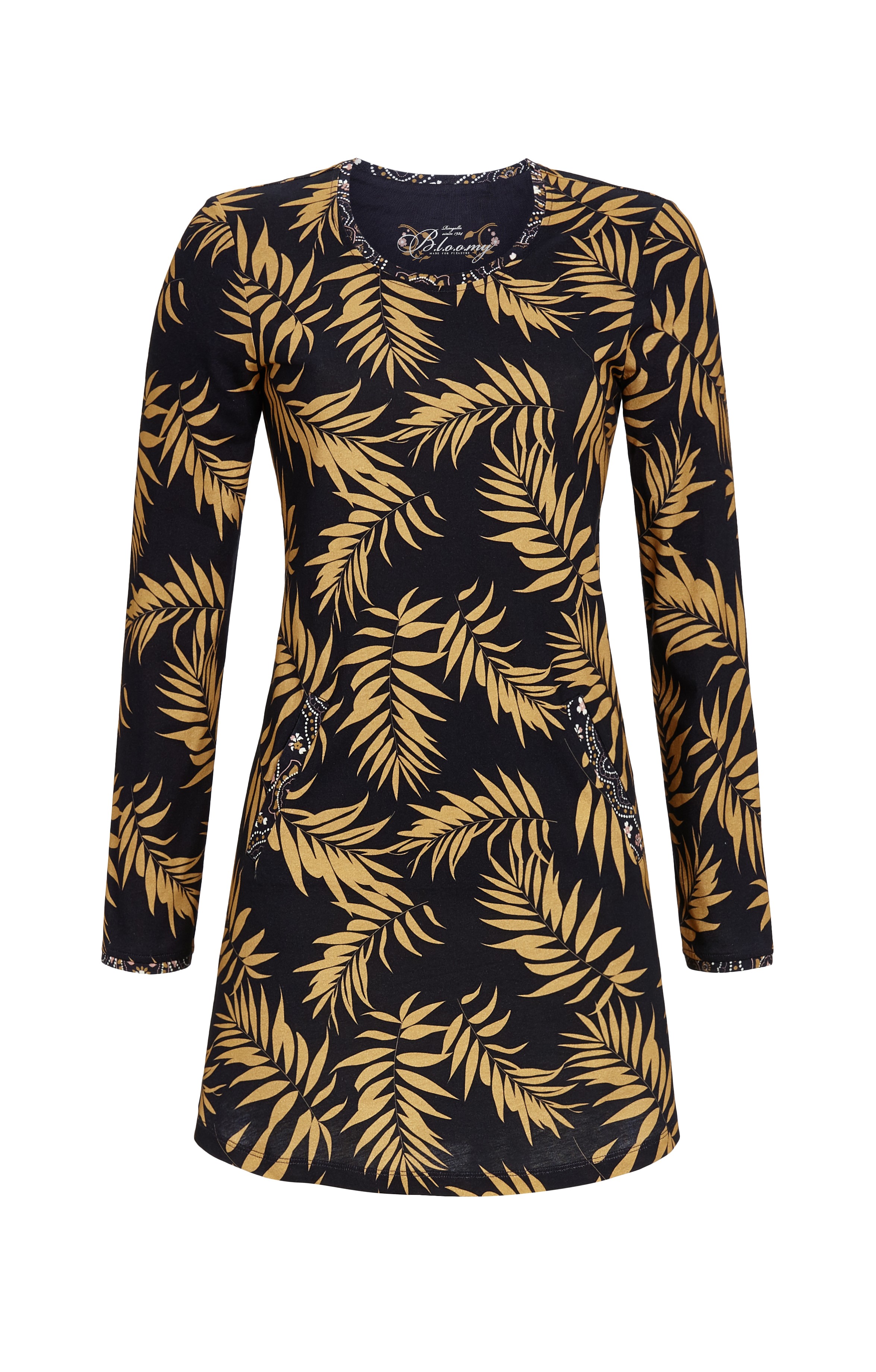 Ringella Nachthemd mit Blätterdessin