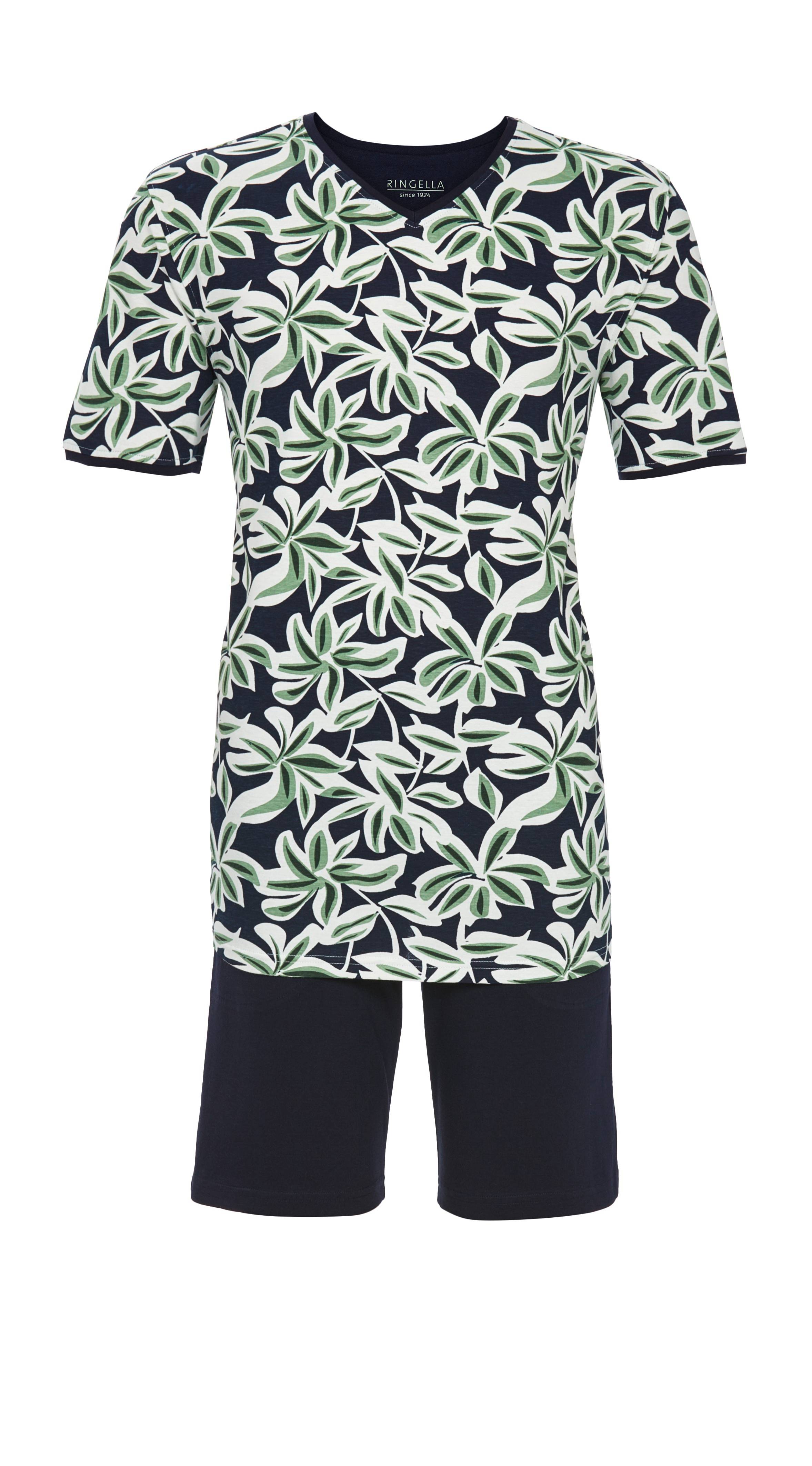 Shorty mit Abstraktdessin