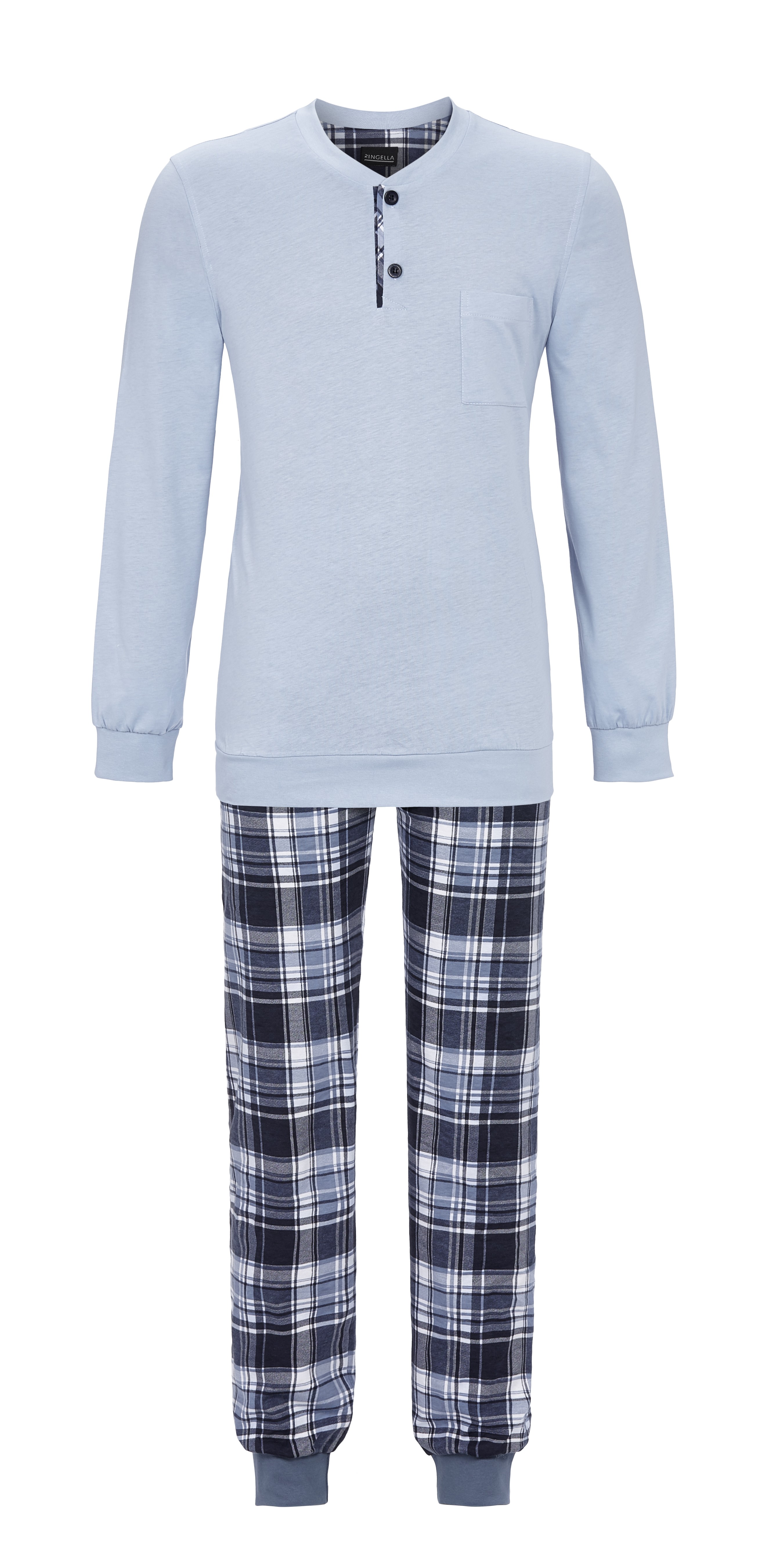 Pyjama mit Strickbündchen