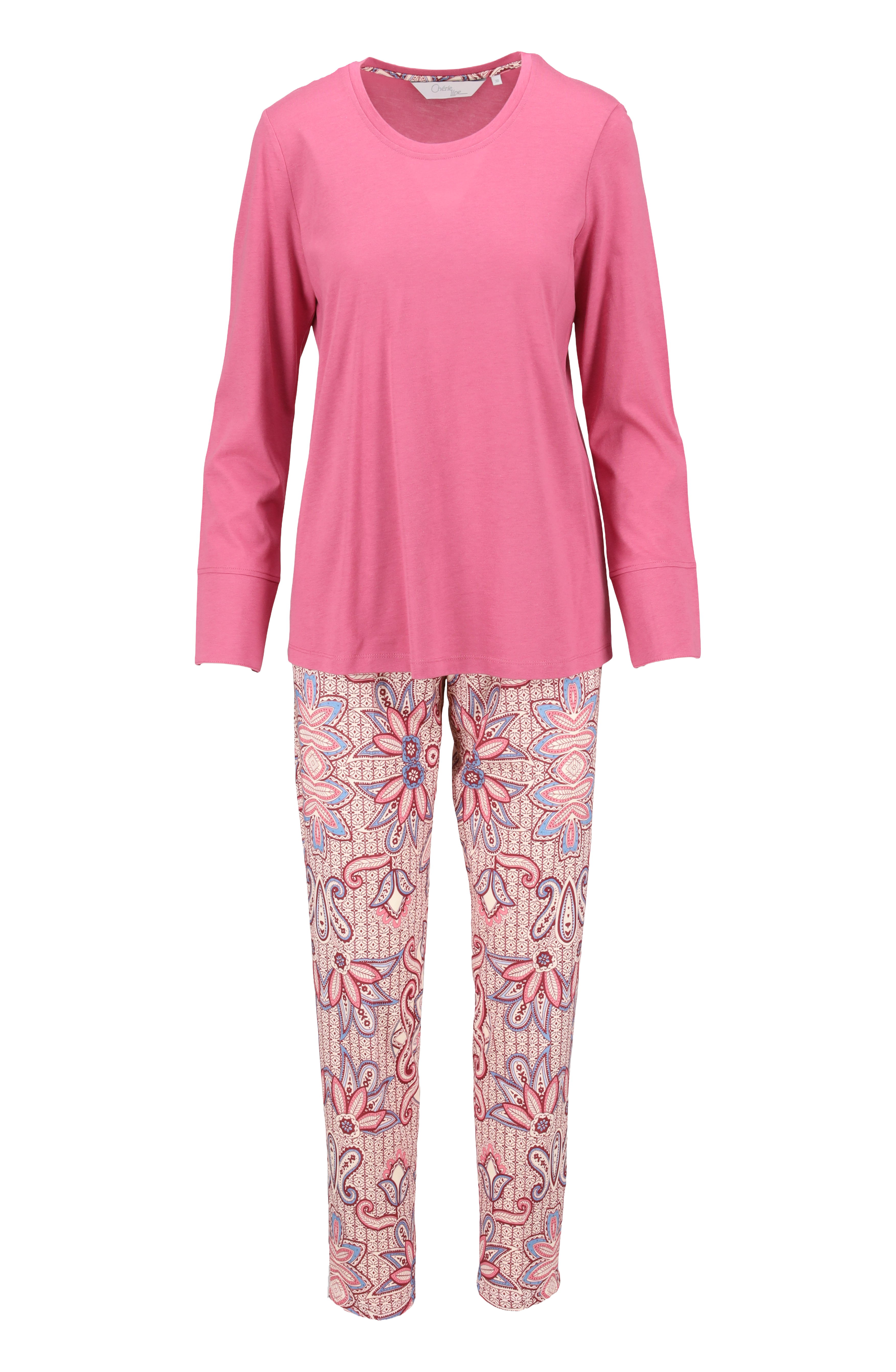 Pyjama mit Rundhalsausschnitt