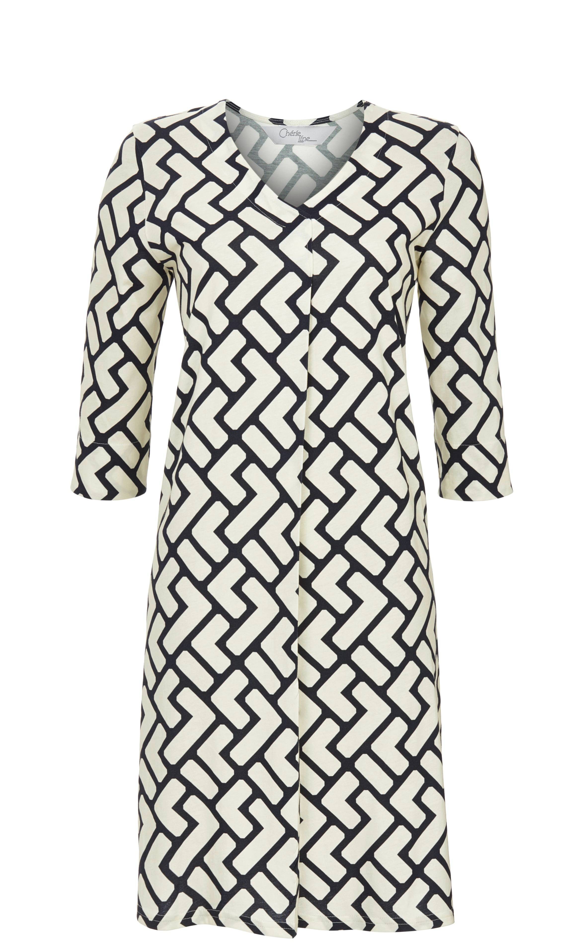 Freizeitkleid mit 3/4 Arm