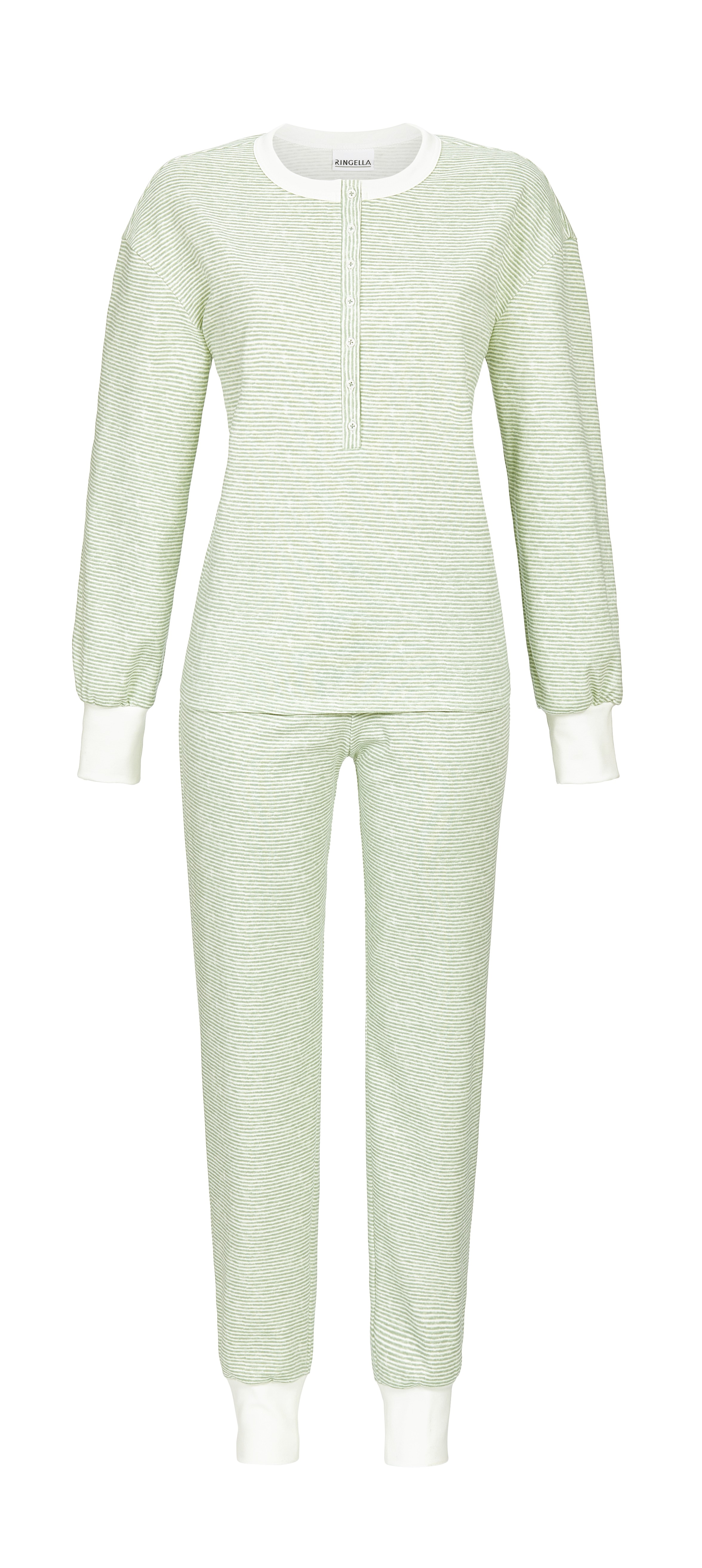 Pyjama mit Strickbündchen