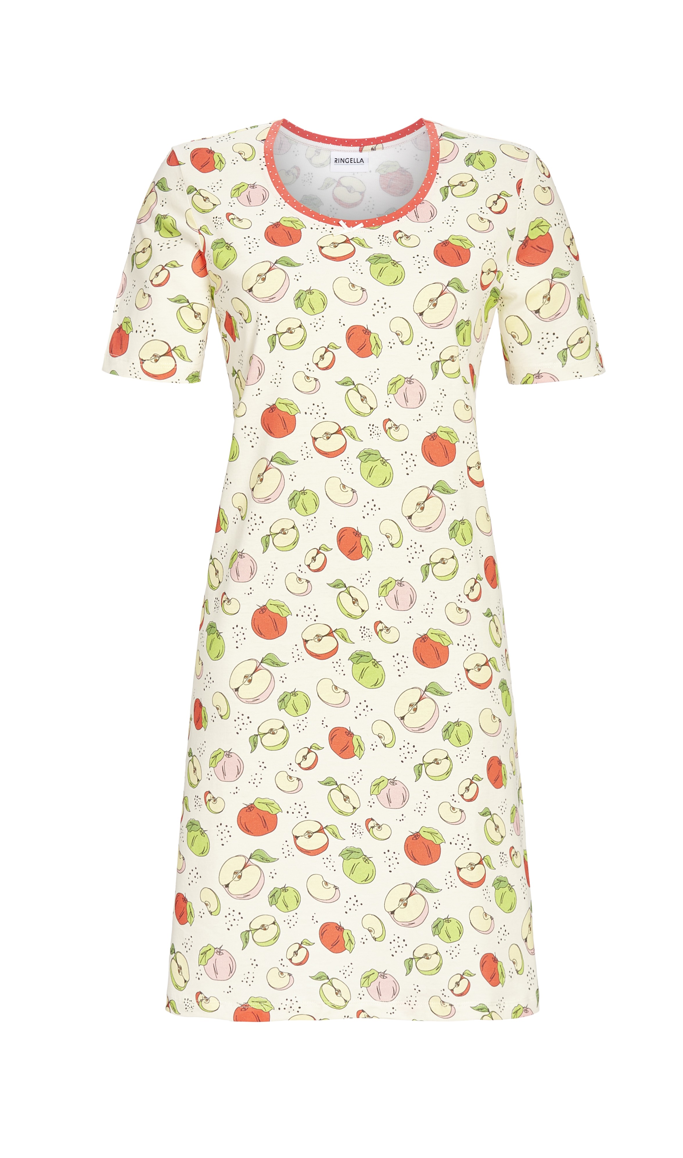 Sleepshirt mit Apfel-Print