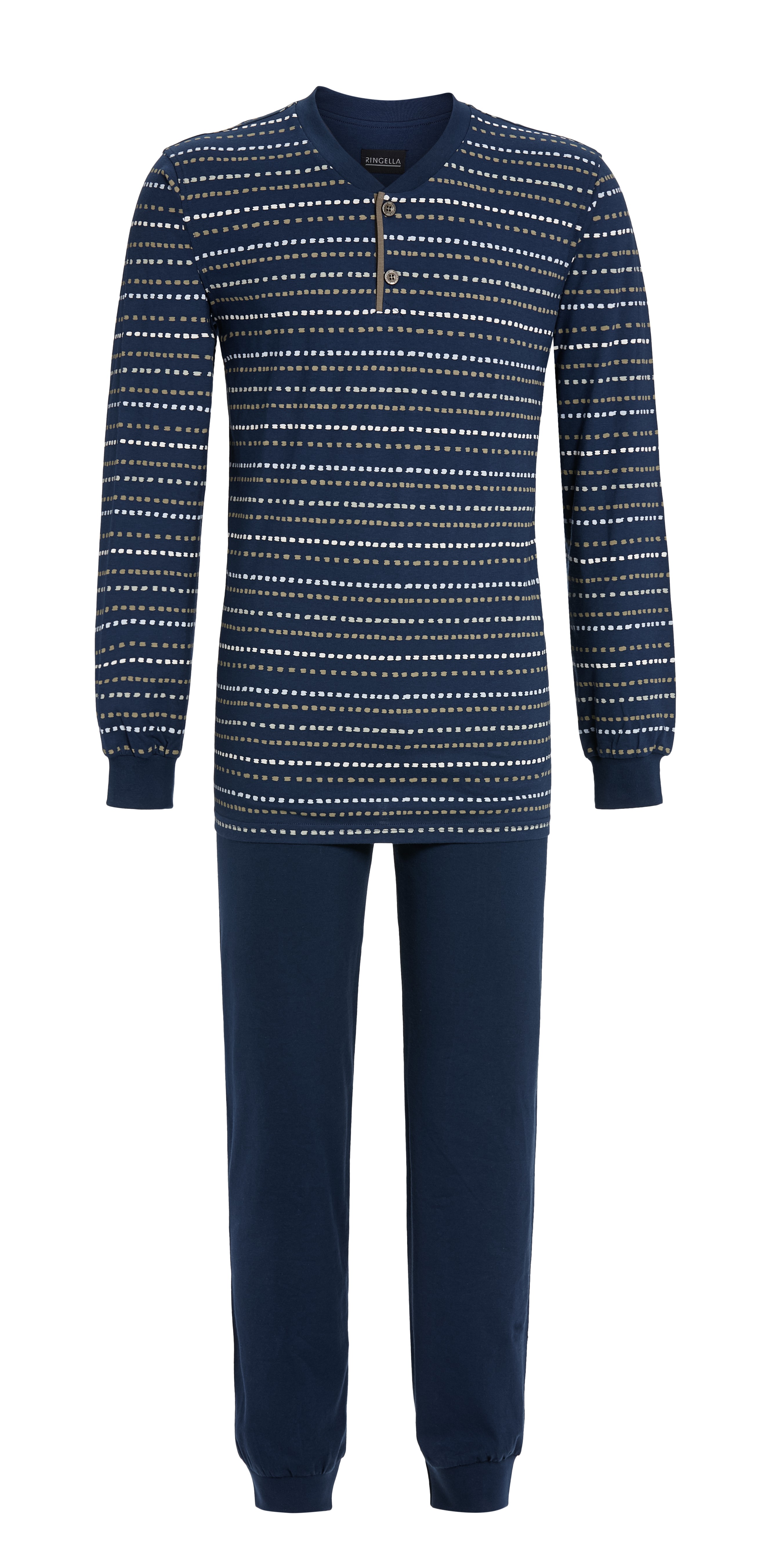 Ringella Pyjama mit Knopfleiste