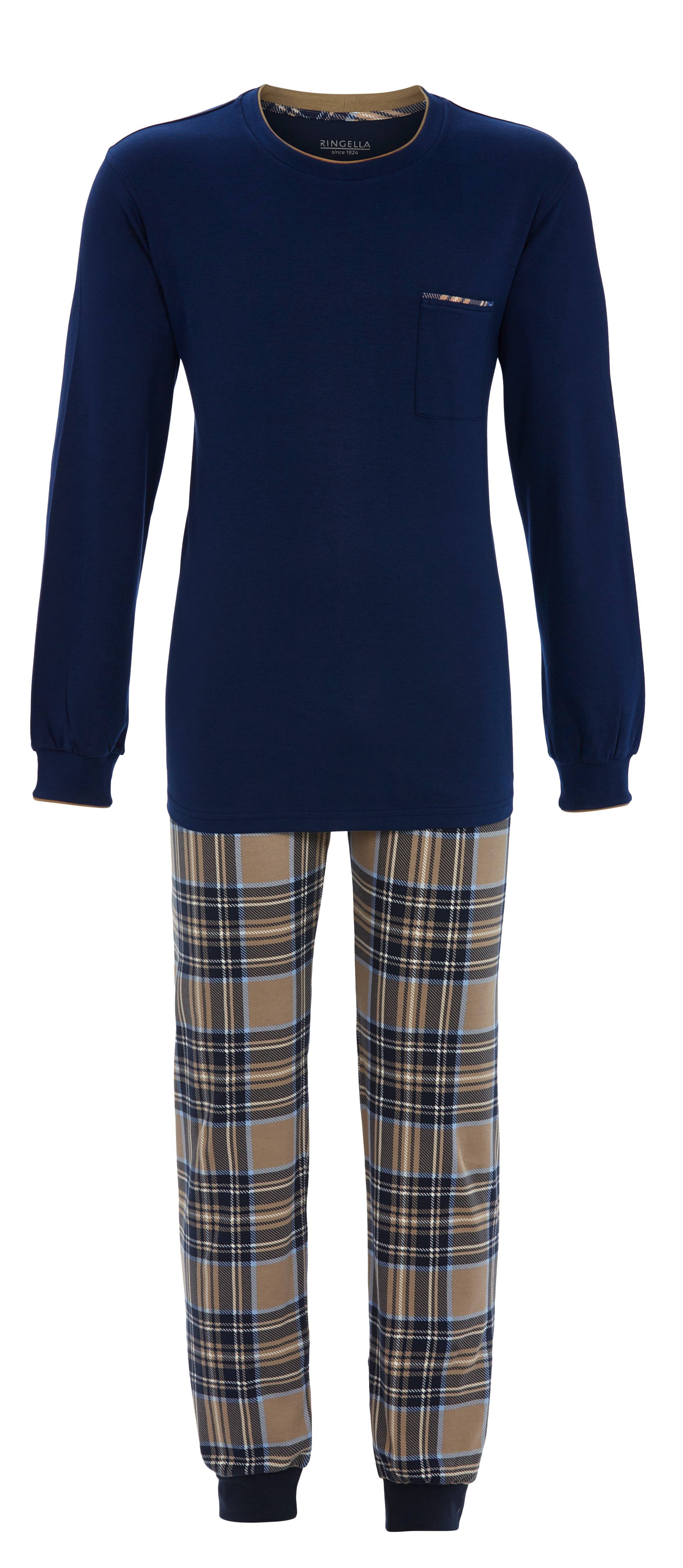 Pyjama mit Strickbündchen Pyjama mit Strickbündchen