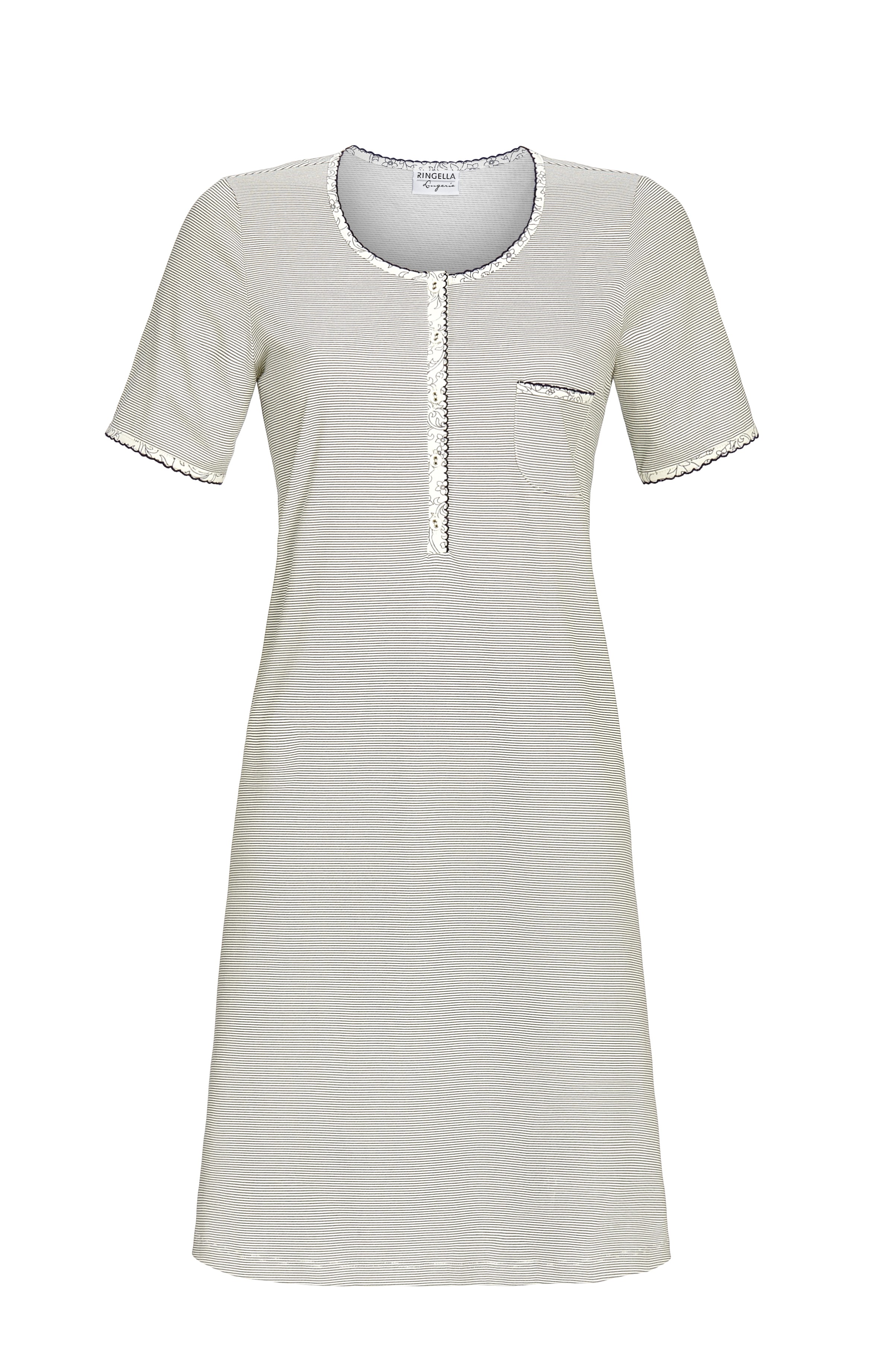 Ringella Nachthemd mit Knopfleiste