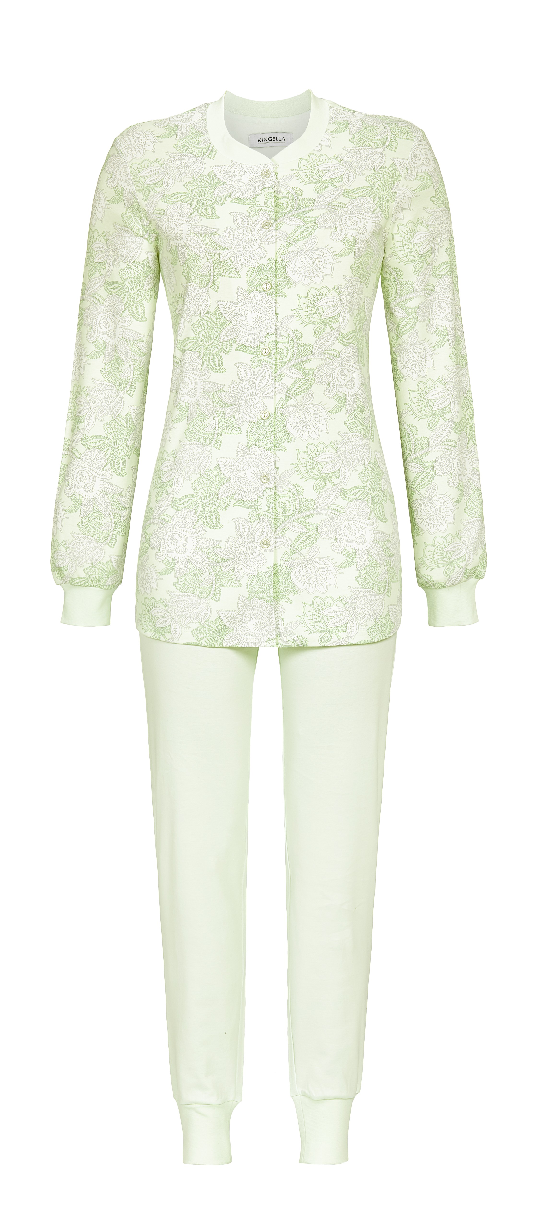 Pyjama mit Strickbündchen Pyjama mit Strickbündchen