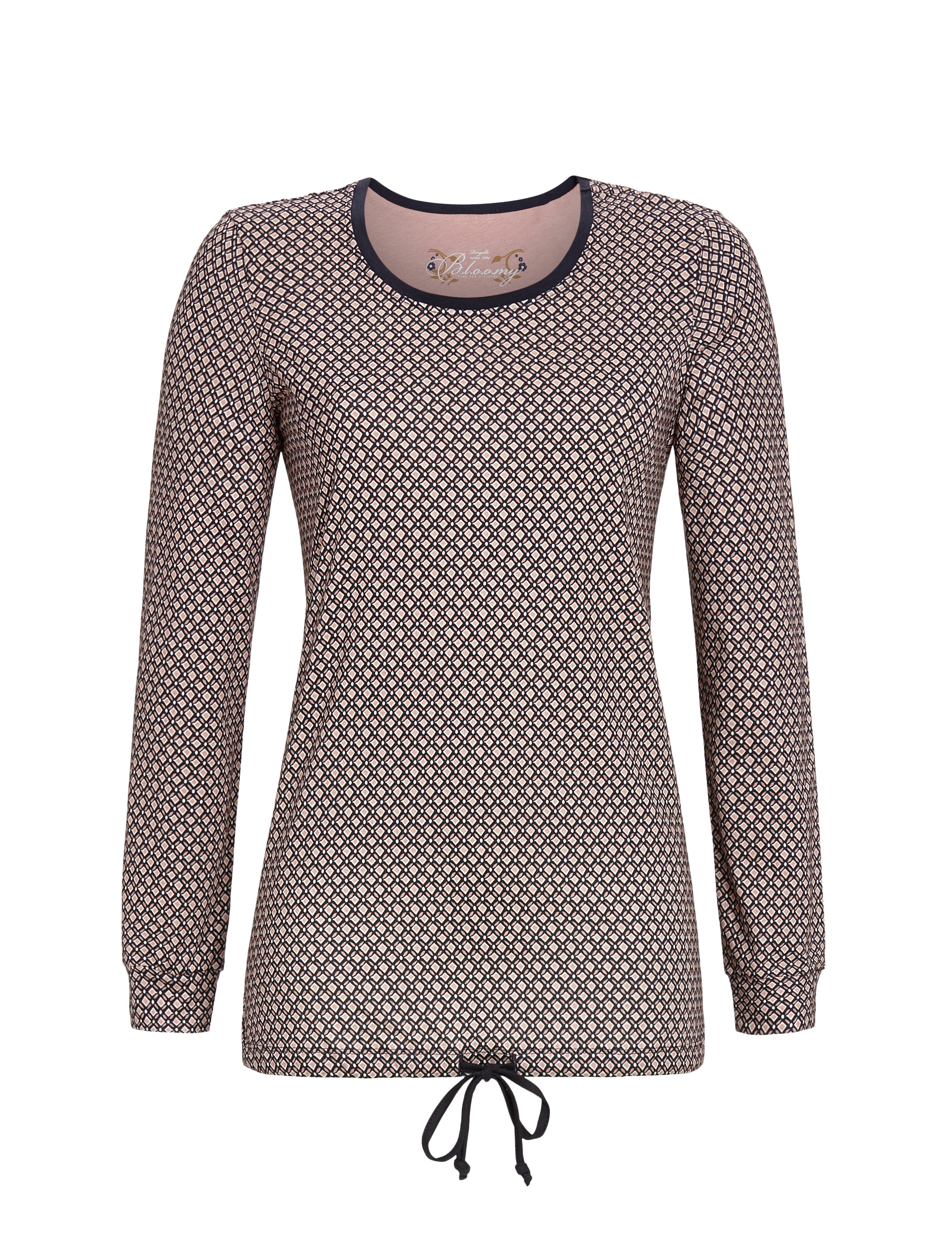 T-Shirt mit Krawattenmuster
