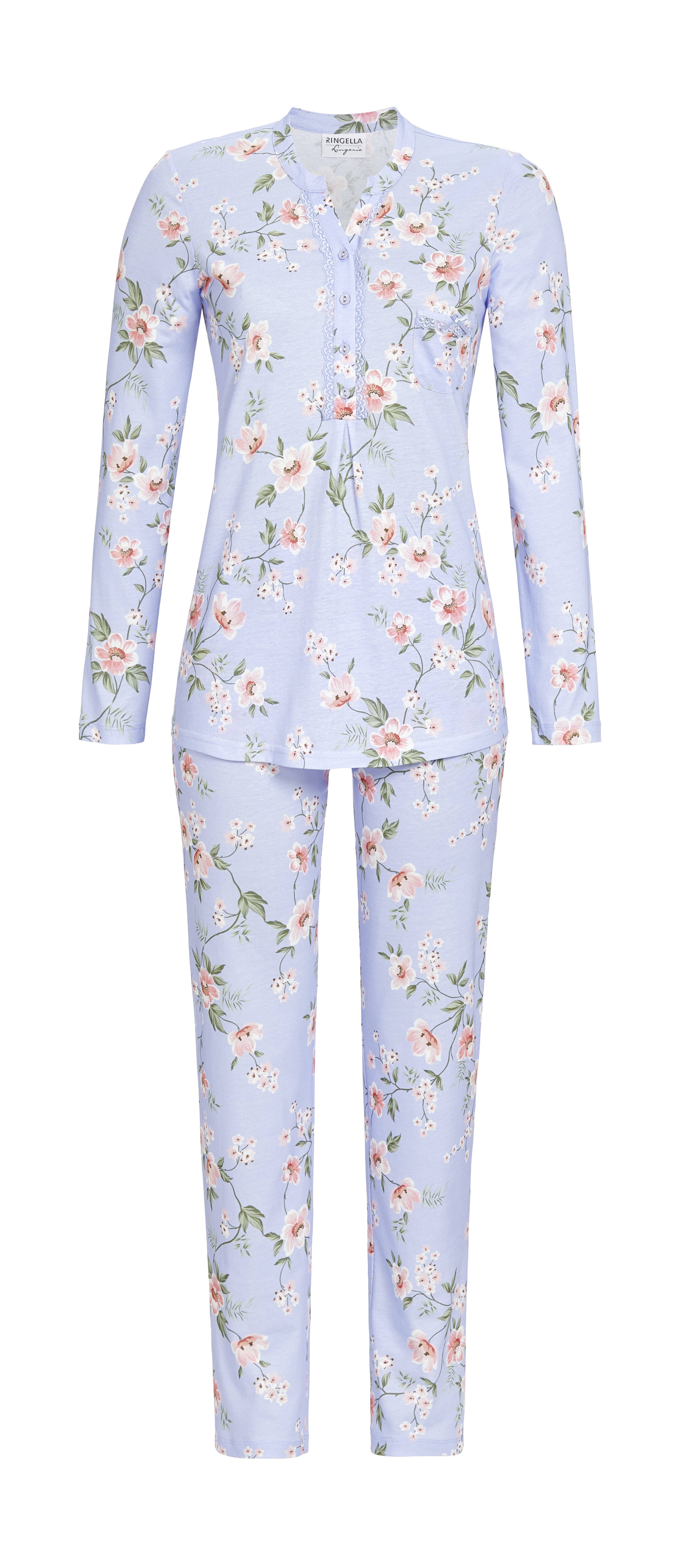 Pyjama mit Knopfleiste