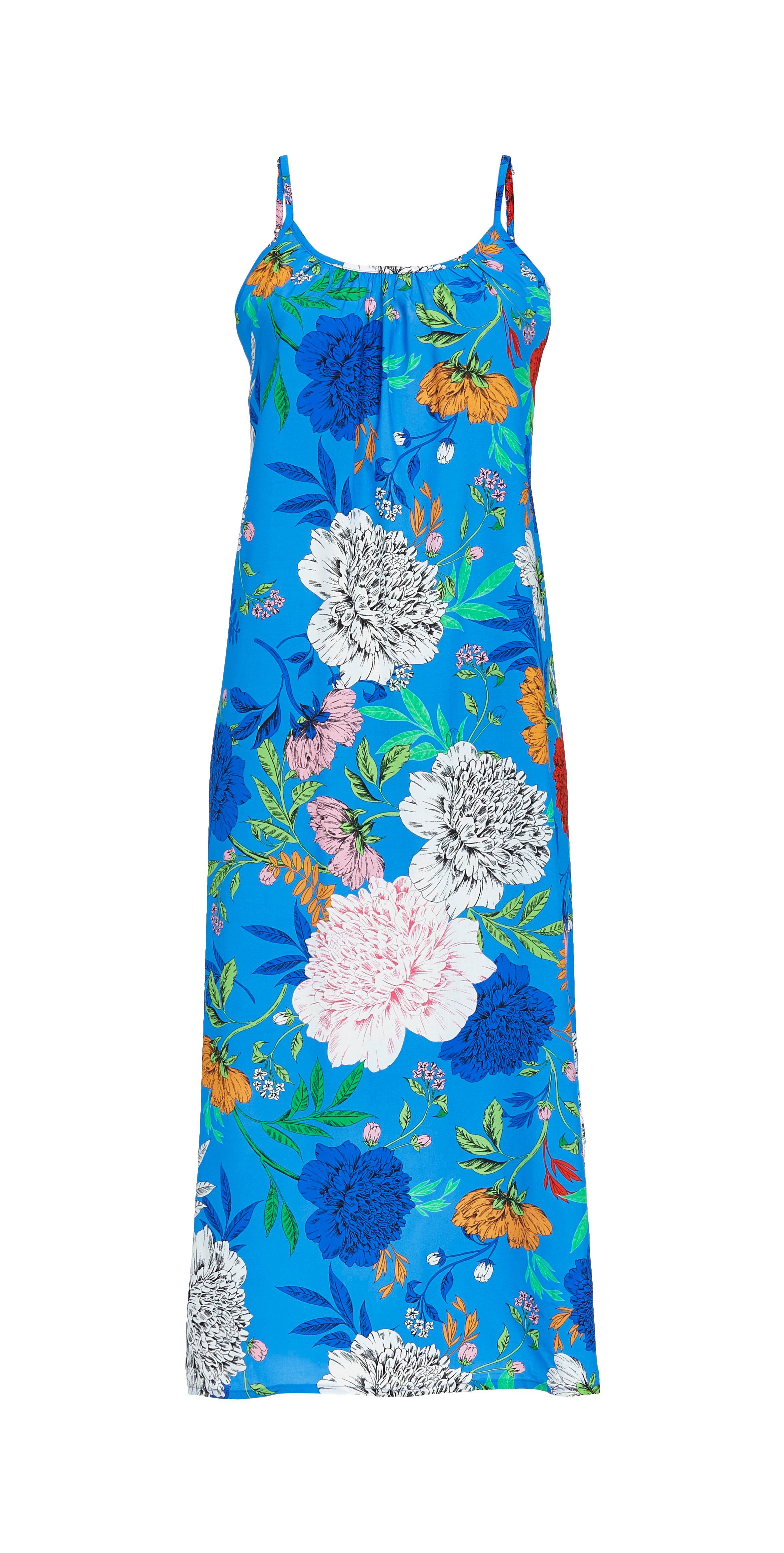 Kleid mit Spaghettiträgern