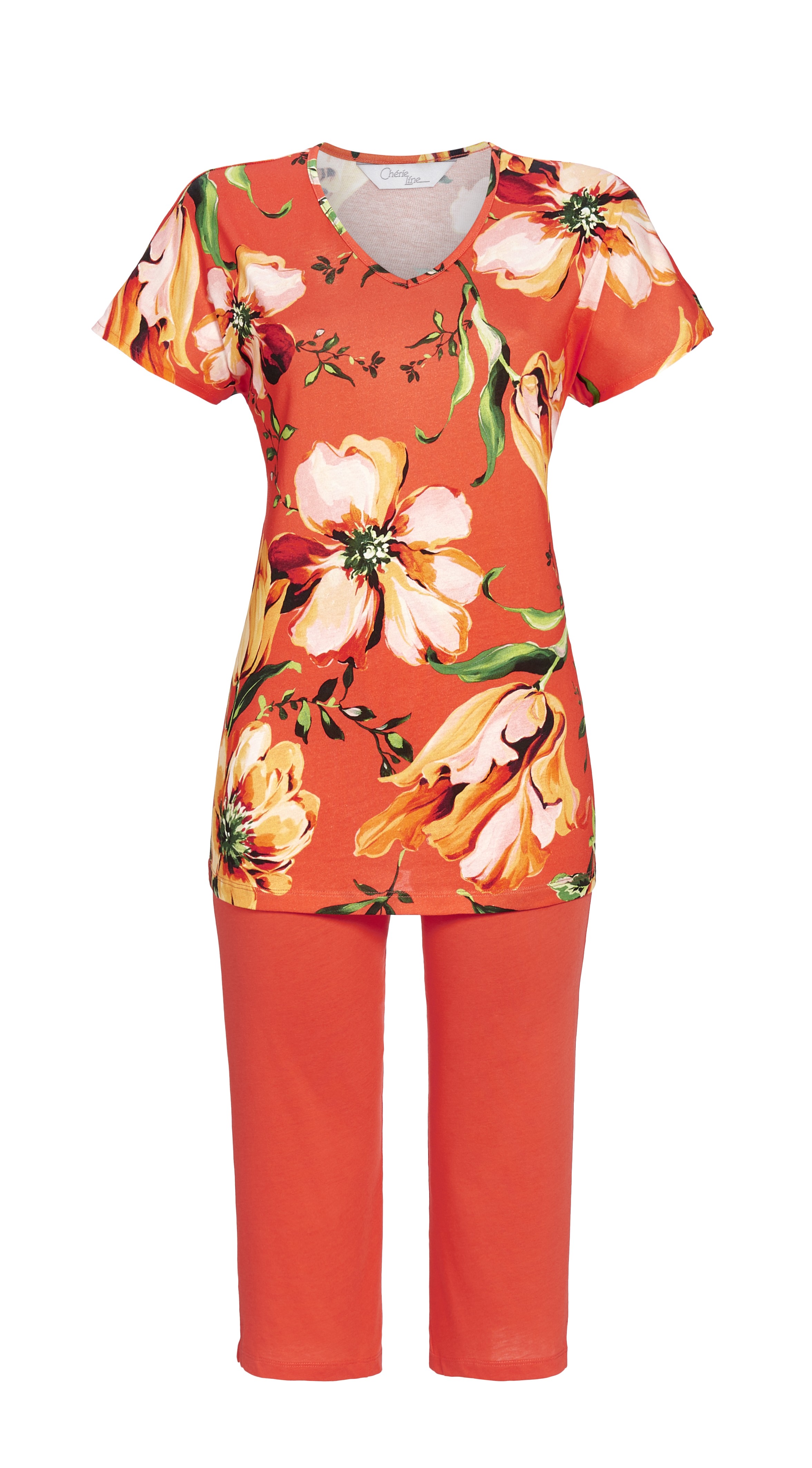 Ringella Pyjama mit Caprihose