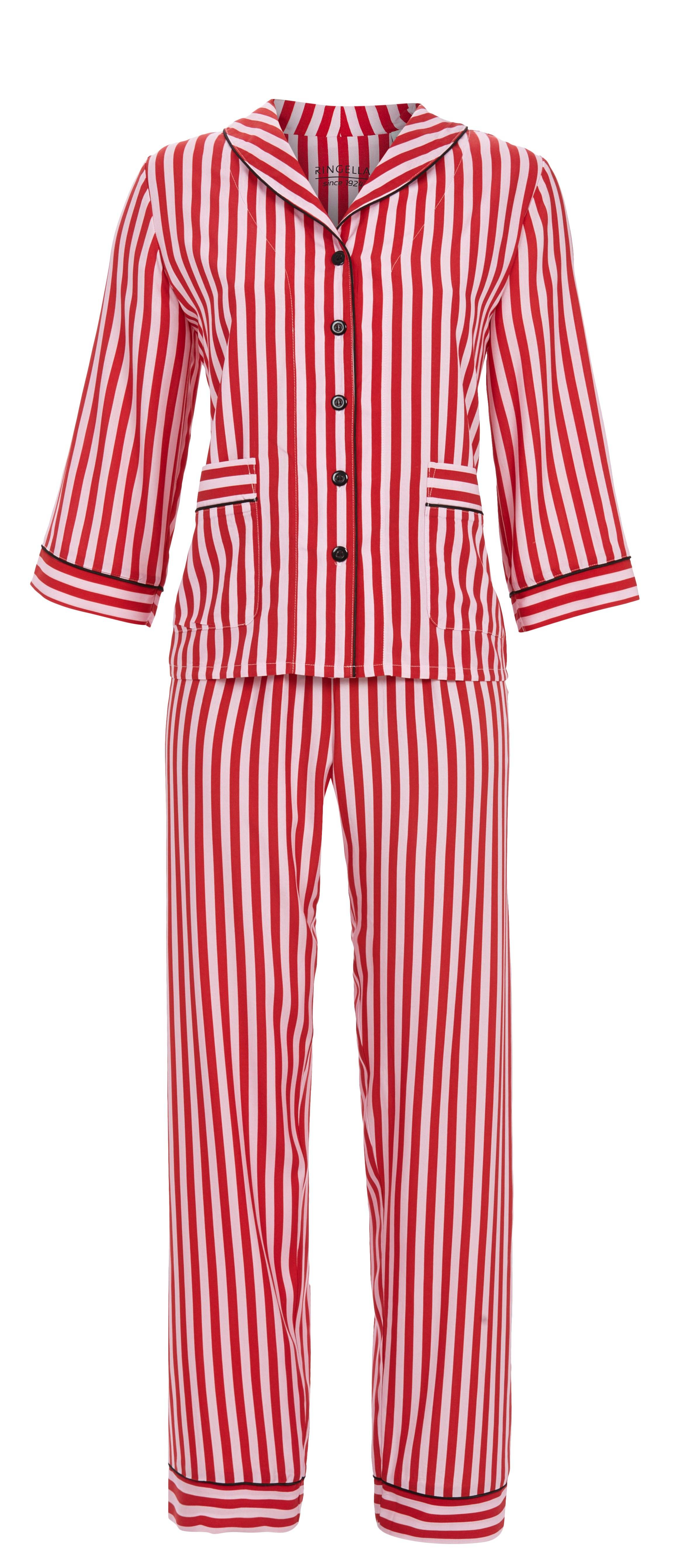 Pyjama aus feiner Webware mit 3/4 Arm