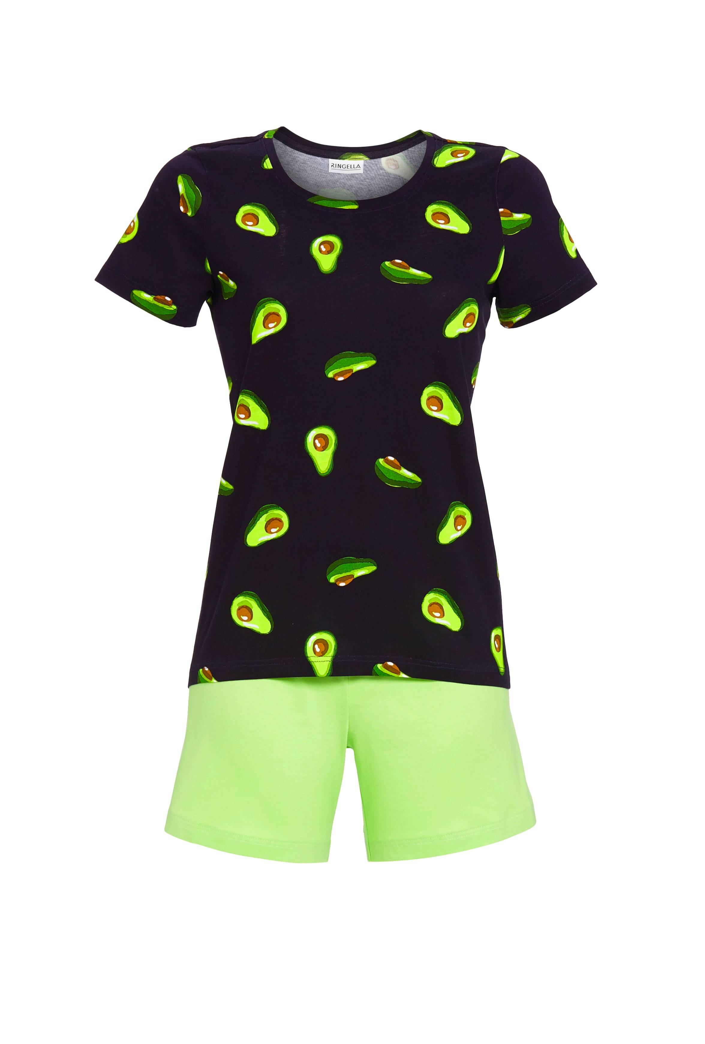 Shorty mit Avocado-Dessin