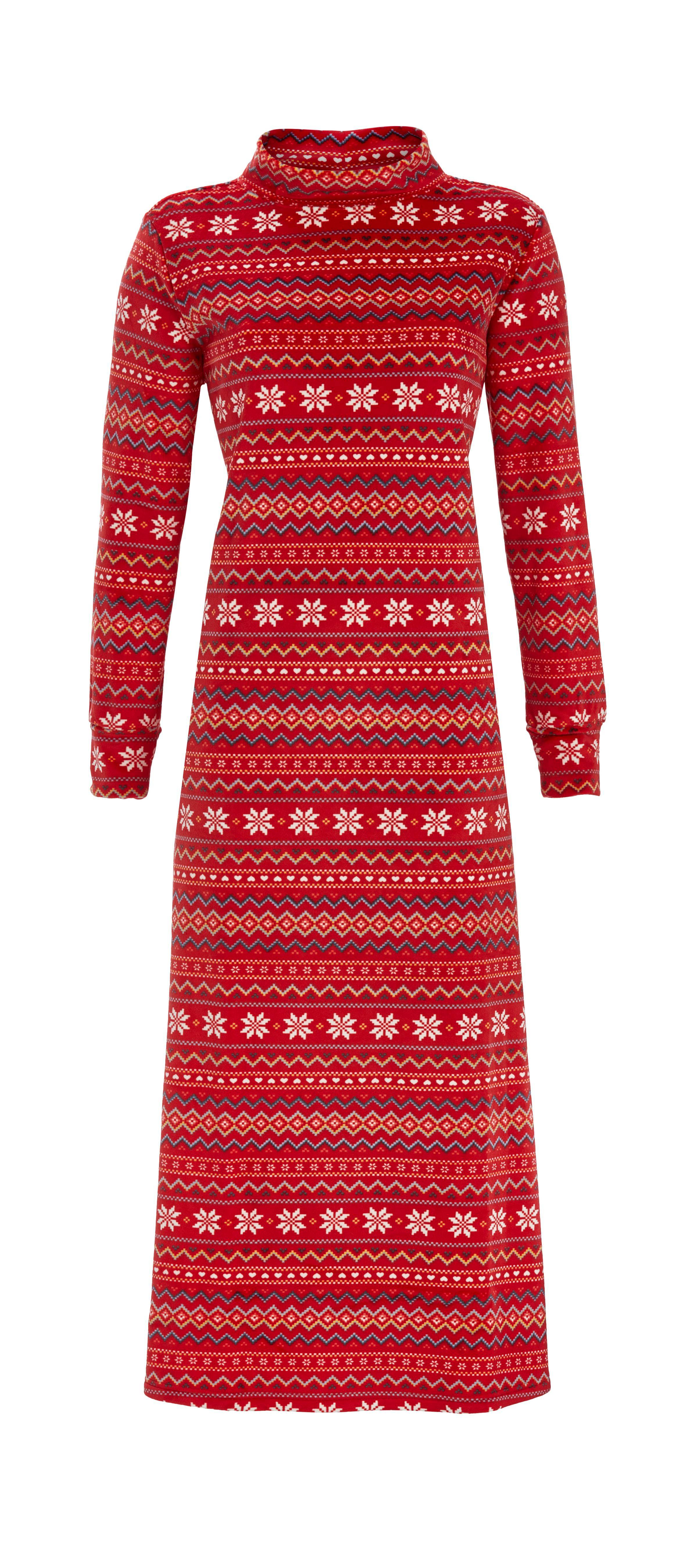 Hauskleid mit Stehkragen Hauskleid mit Stehkragen