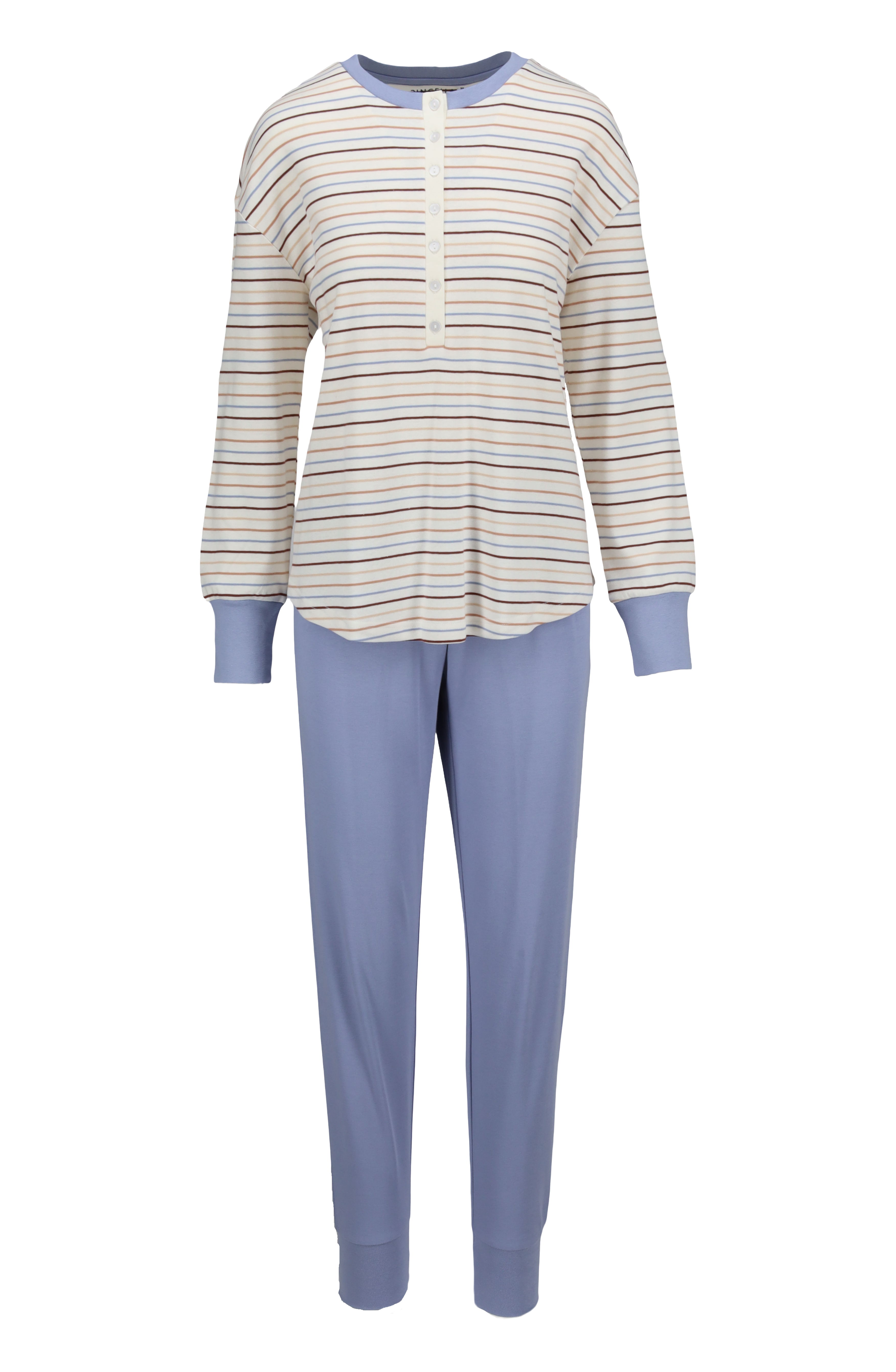 Pyjama mit Strickbündchen