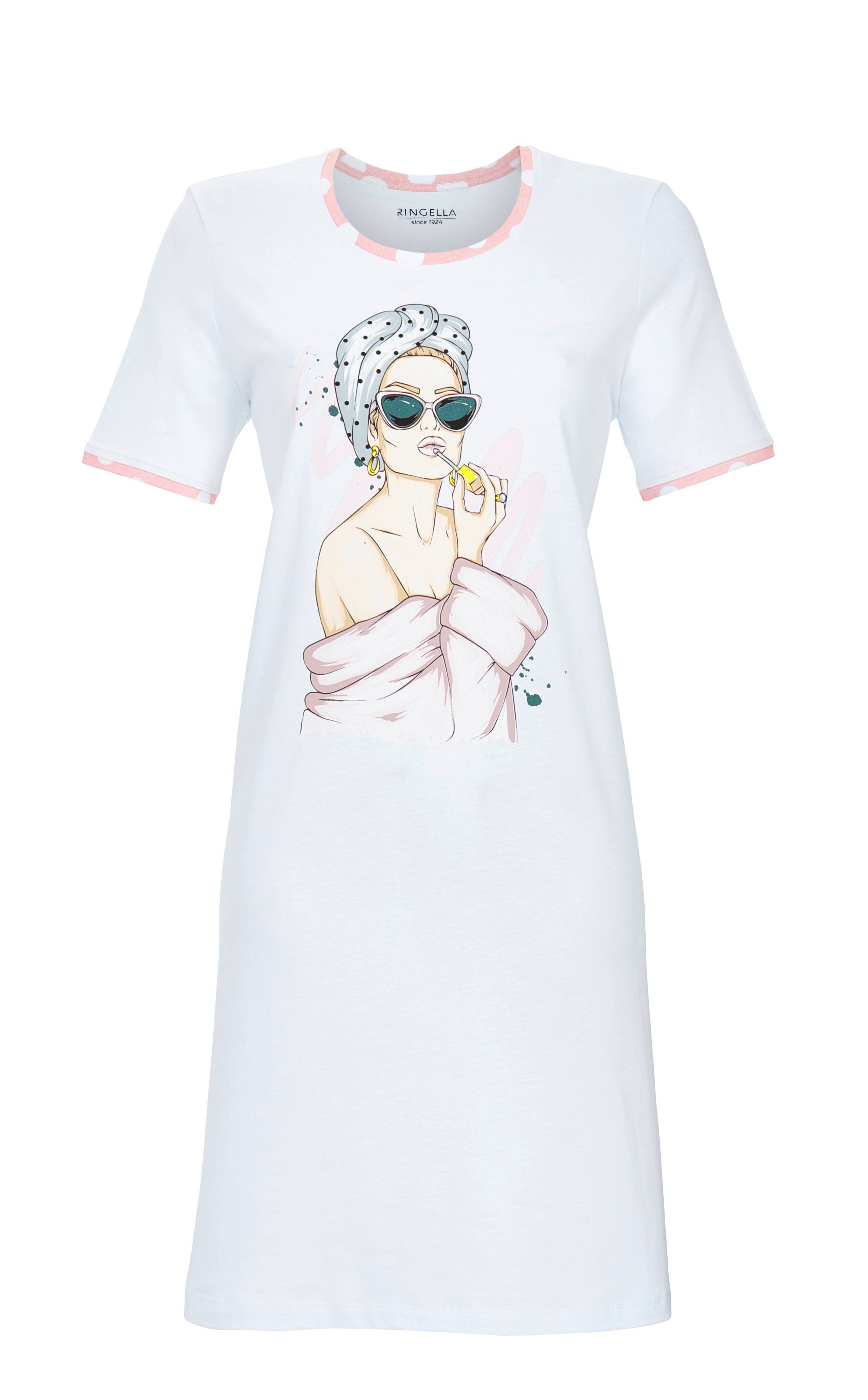 Bigshirt mit Motivdruck