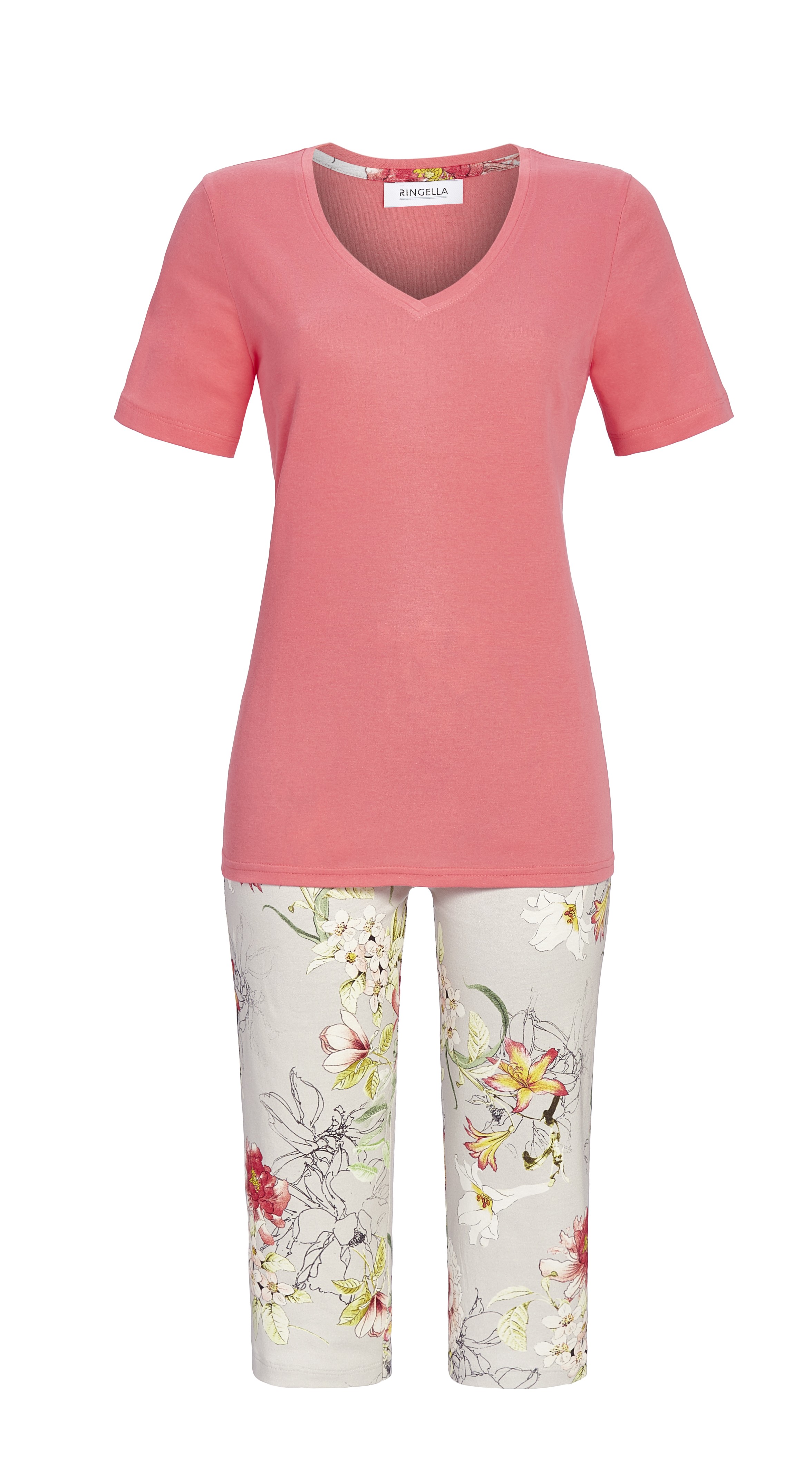 Ringella Pyjama mit Caprihose
