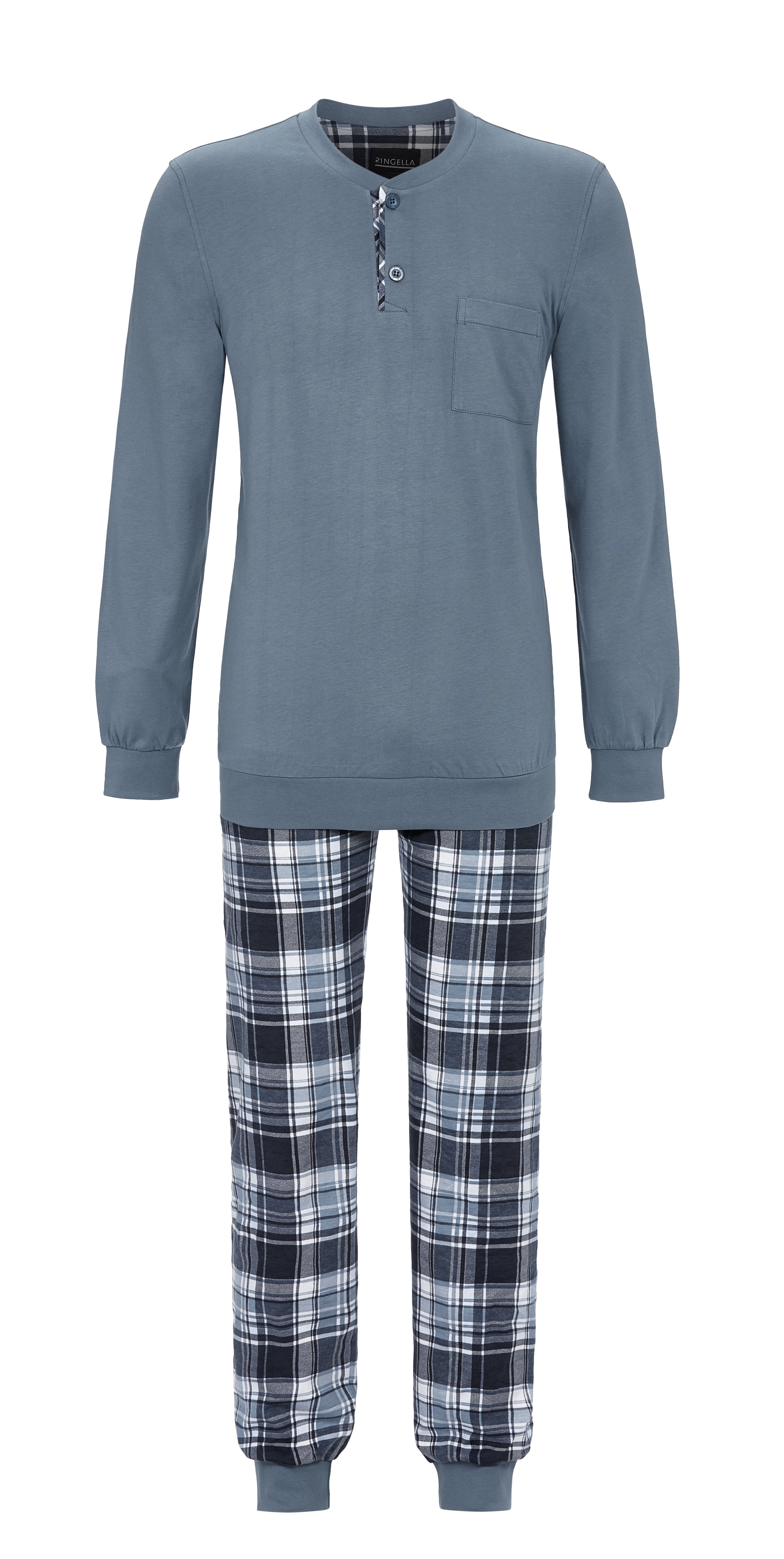 Ringella Pyjama mit Strickbündchen