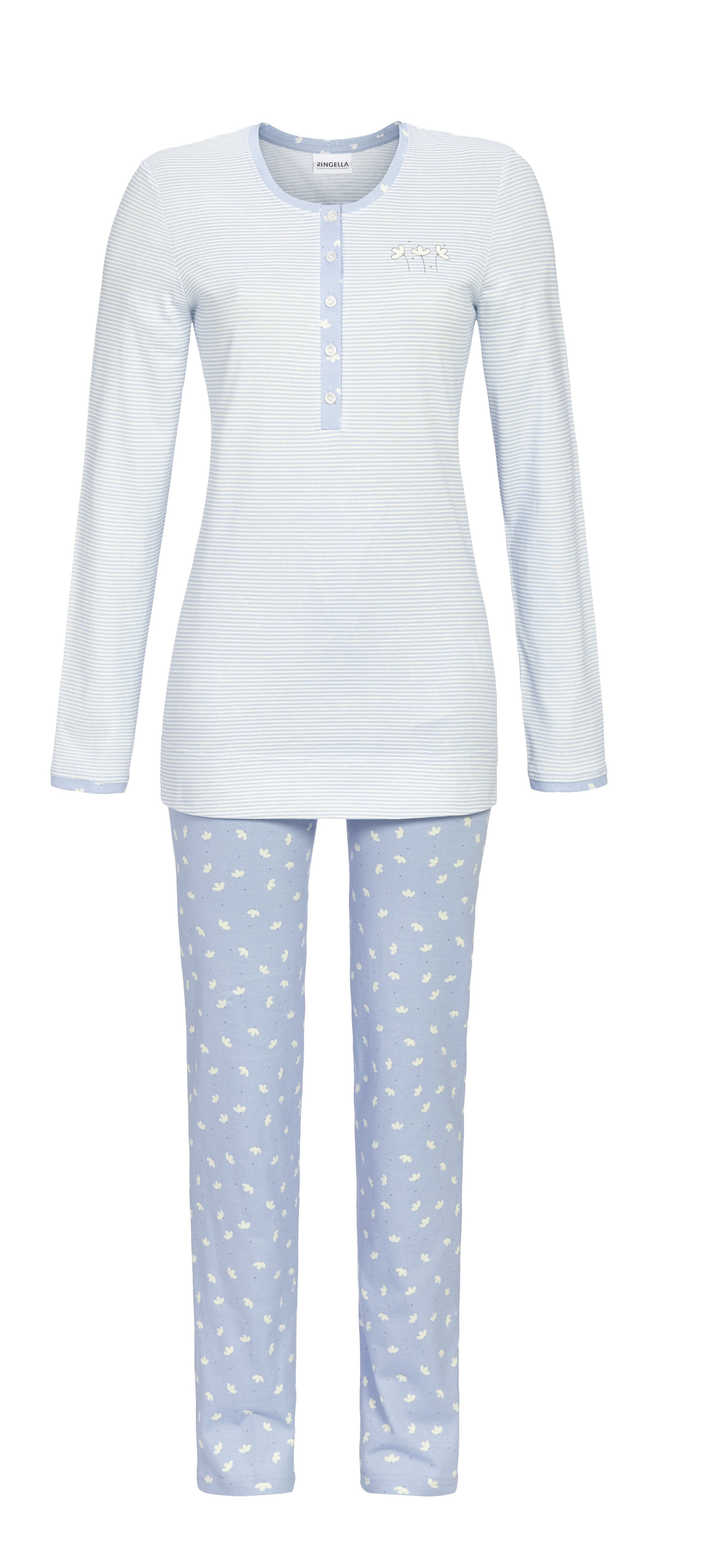 Pyjama mit Knopfleiste