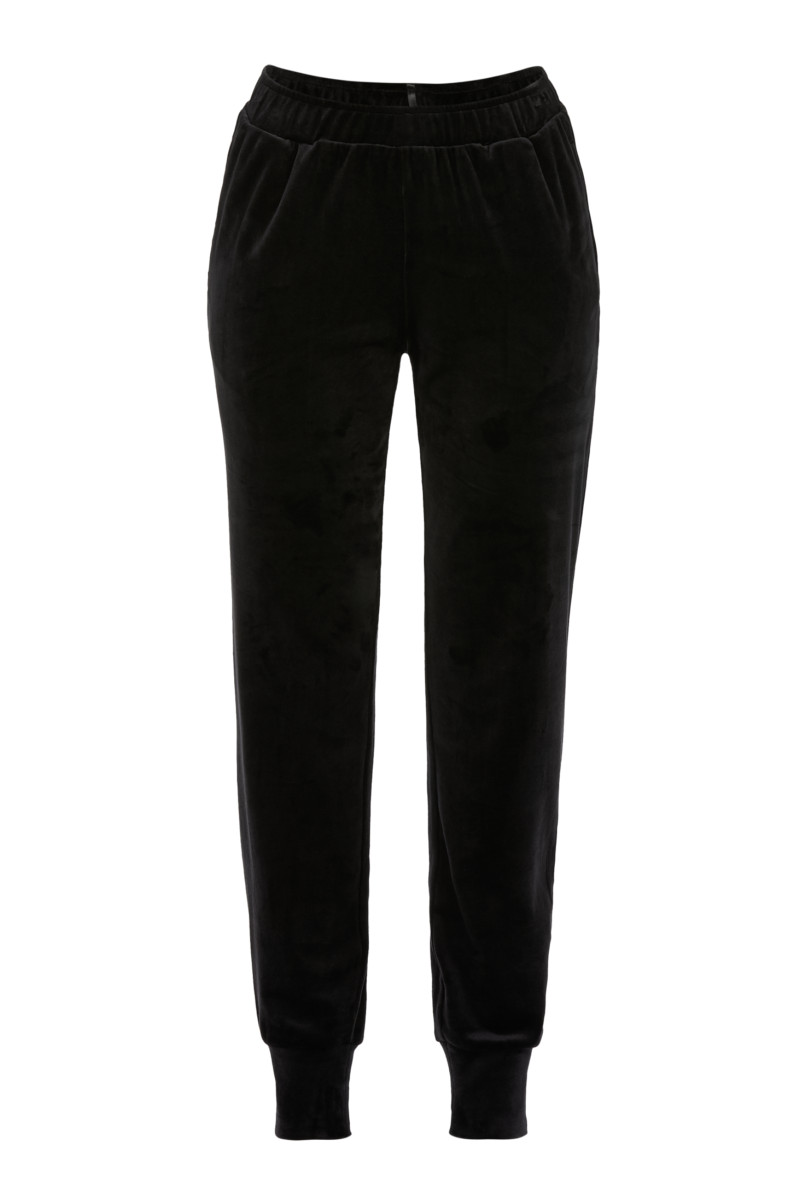 Lange Nickihose mit Strickbündchen Lange Nickihose mit Strickbündchen