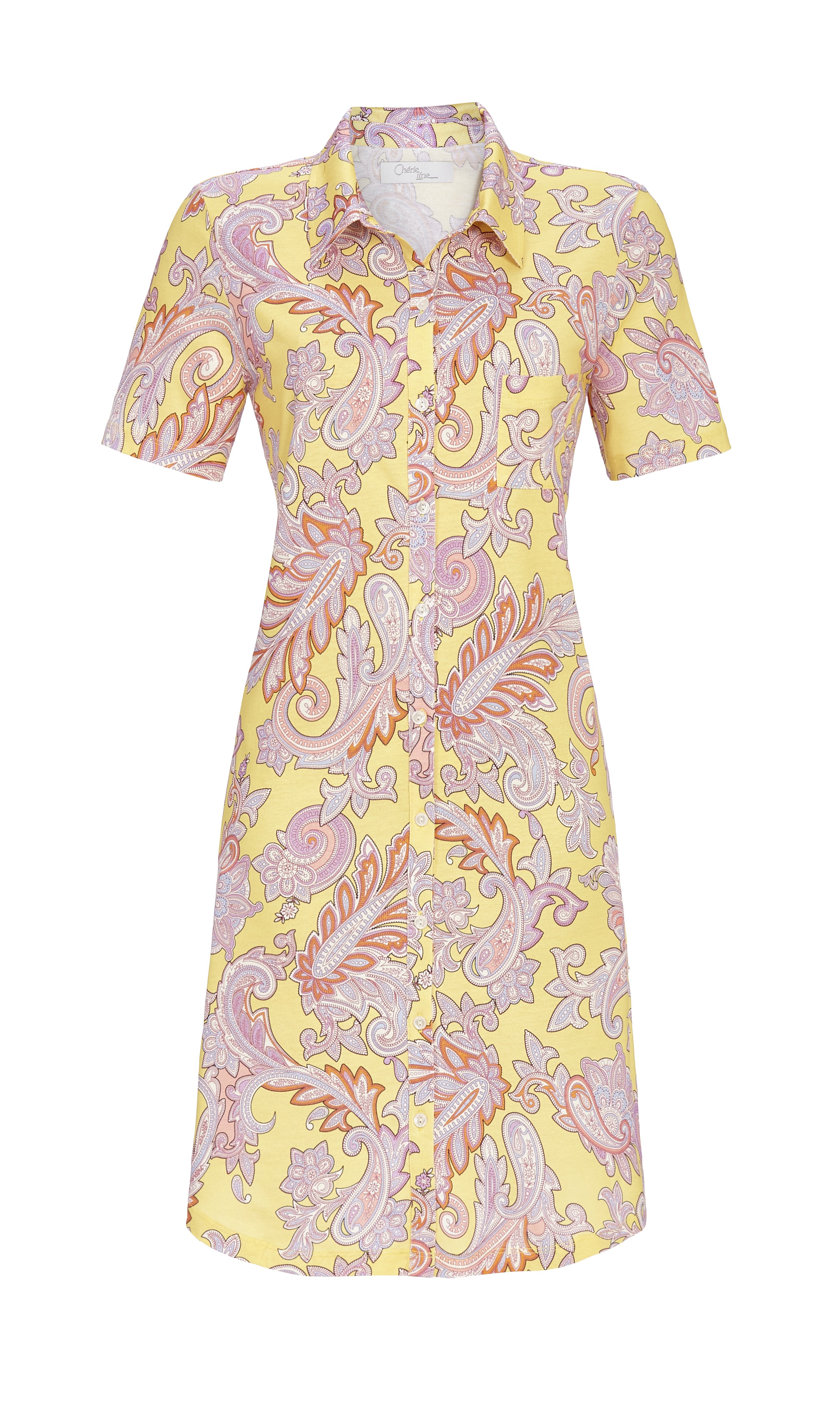 Ringella Nachthemd mit durchgehender Knopfleiste