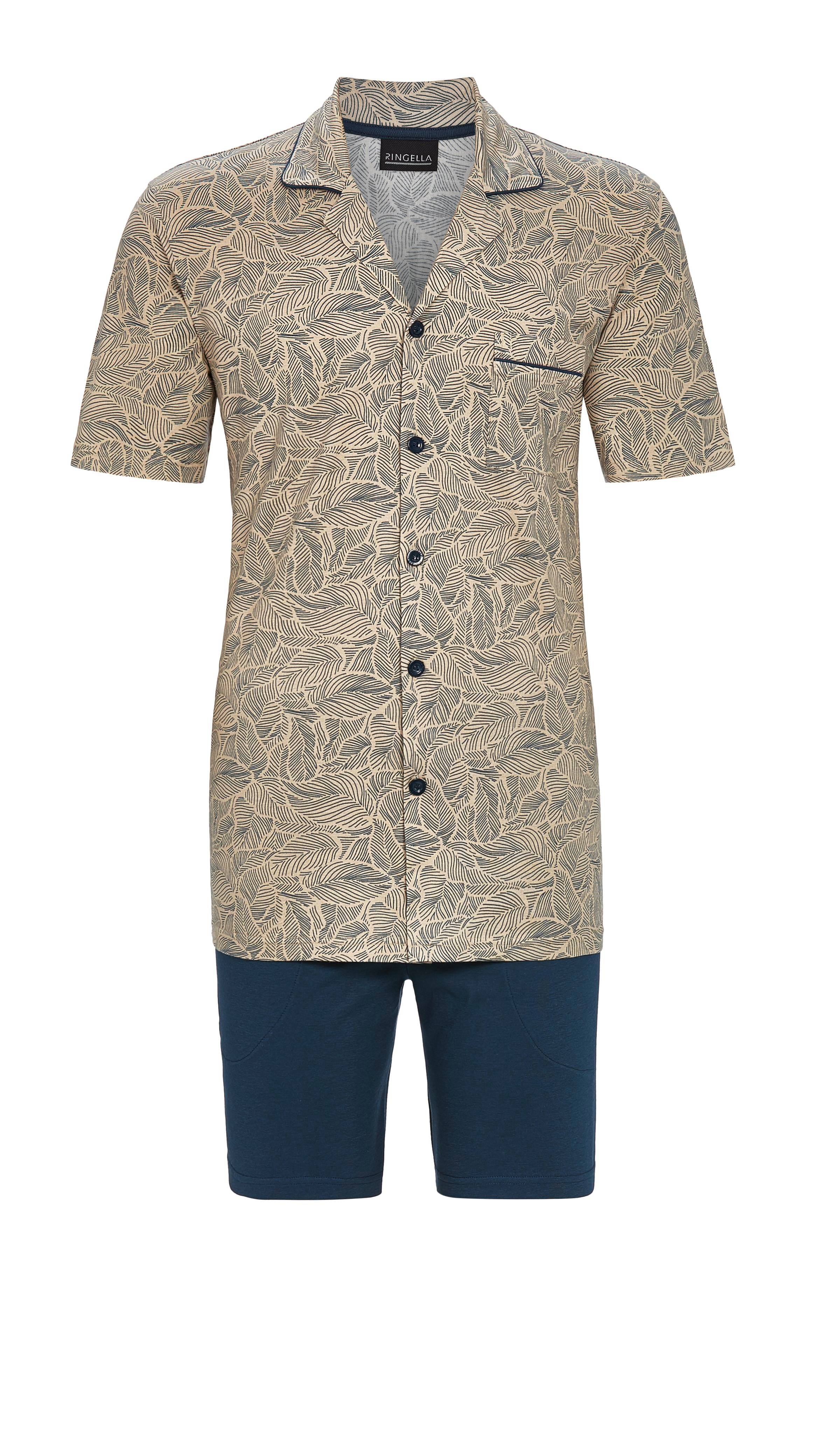 Shorty mit durchgeknöpftem Oberteil Shorty mit durchgeknöpftem Oberteil