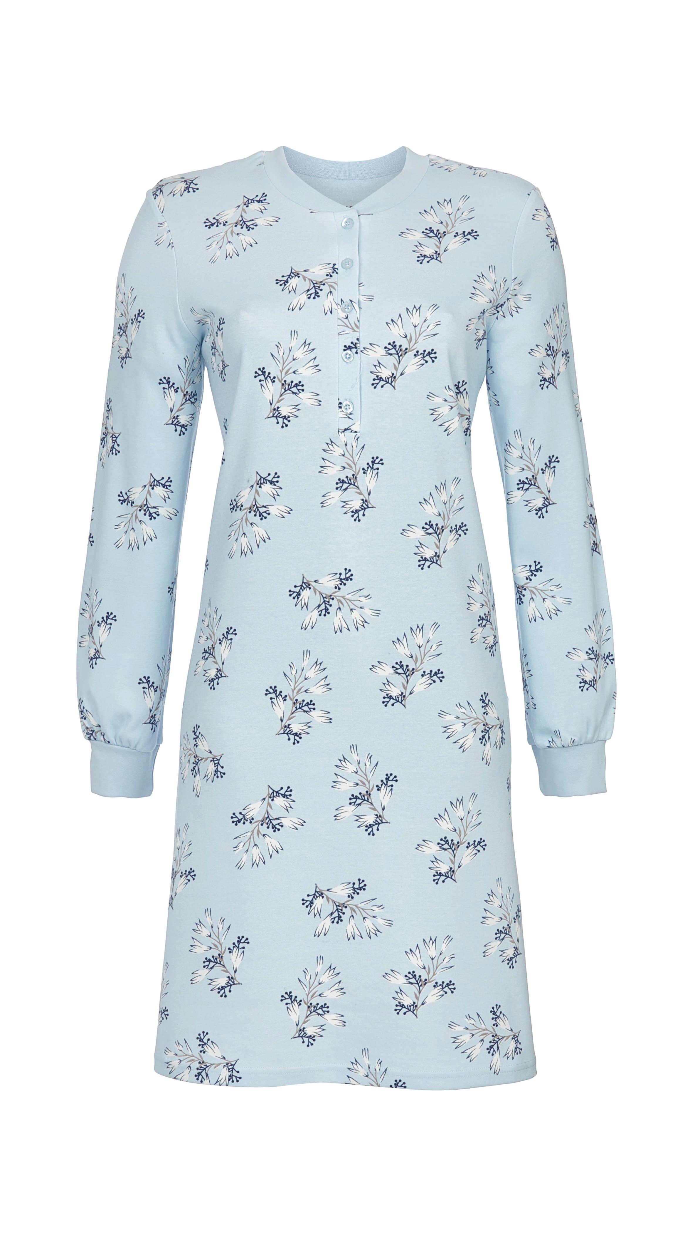 Nachthemd mit Strickbündchen Nachthemd mit Strickbündchen