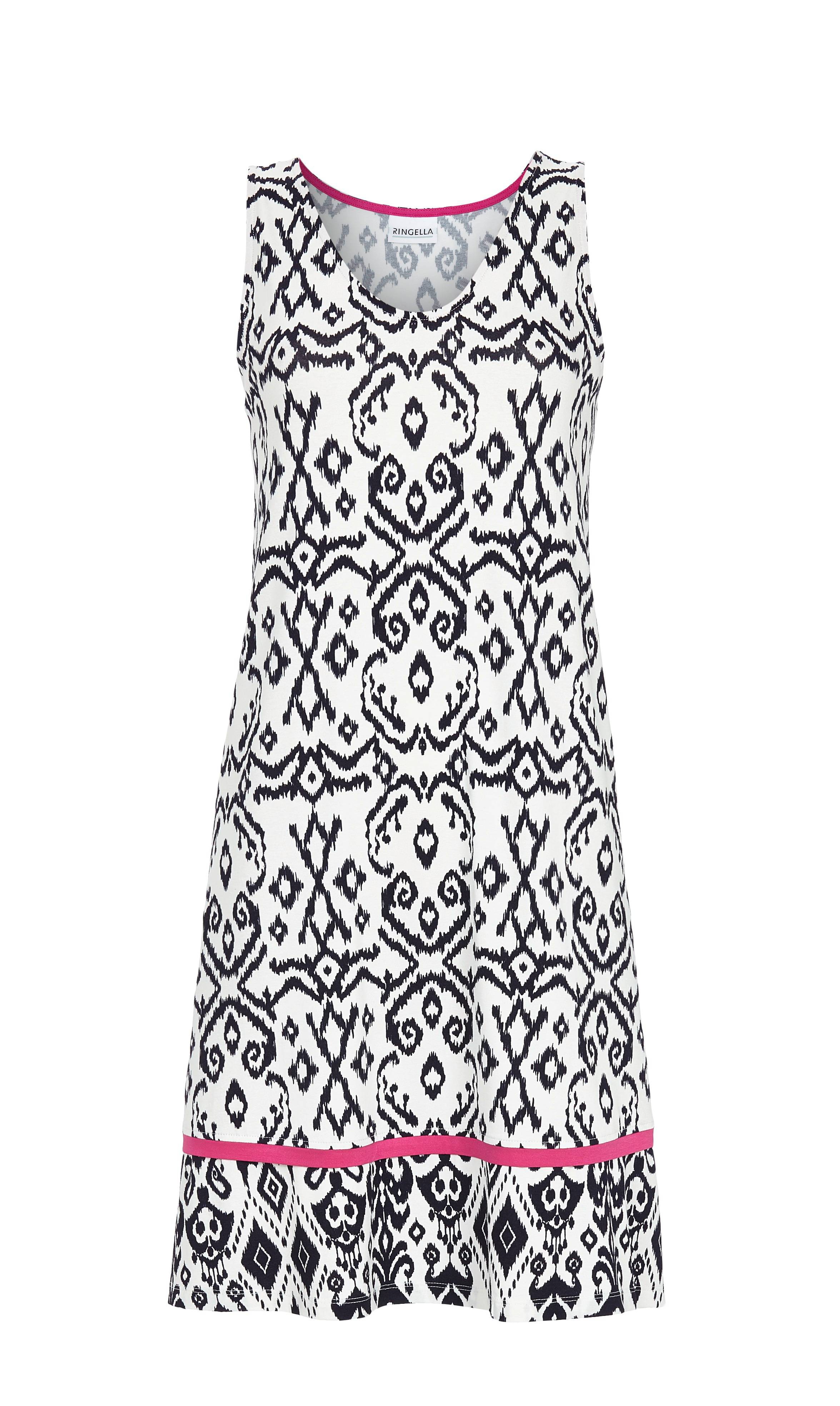 Ärmelloses Freizeitkleid mit V-Ausschnitt