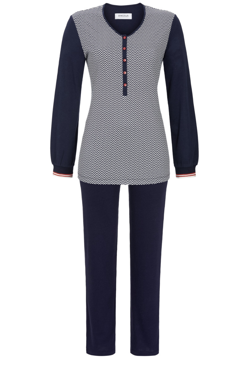 Pyjama mit Knopfleiste Pyjama mit Knopfleiste