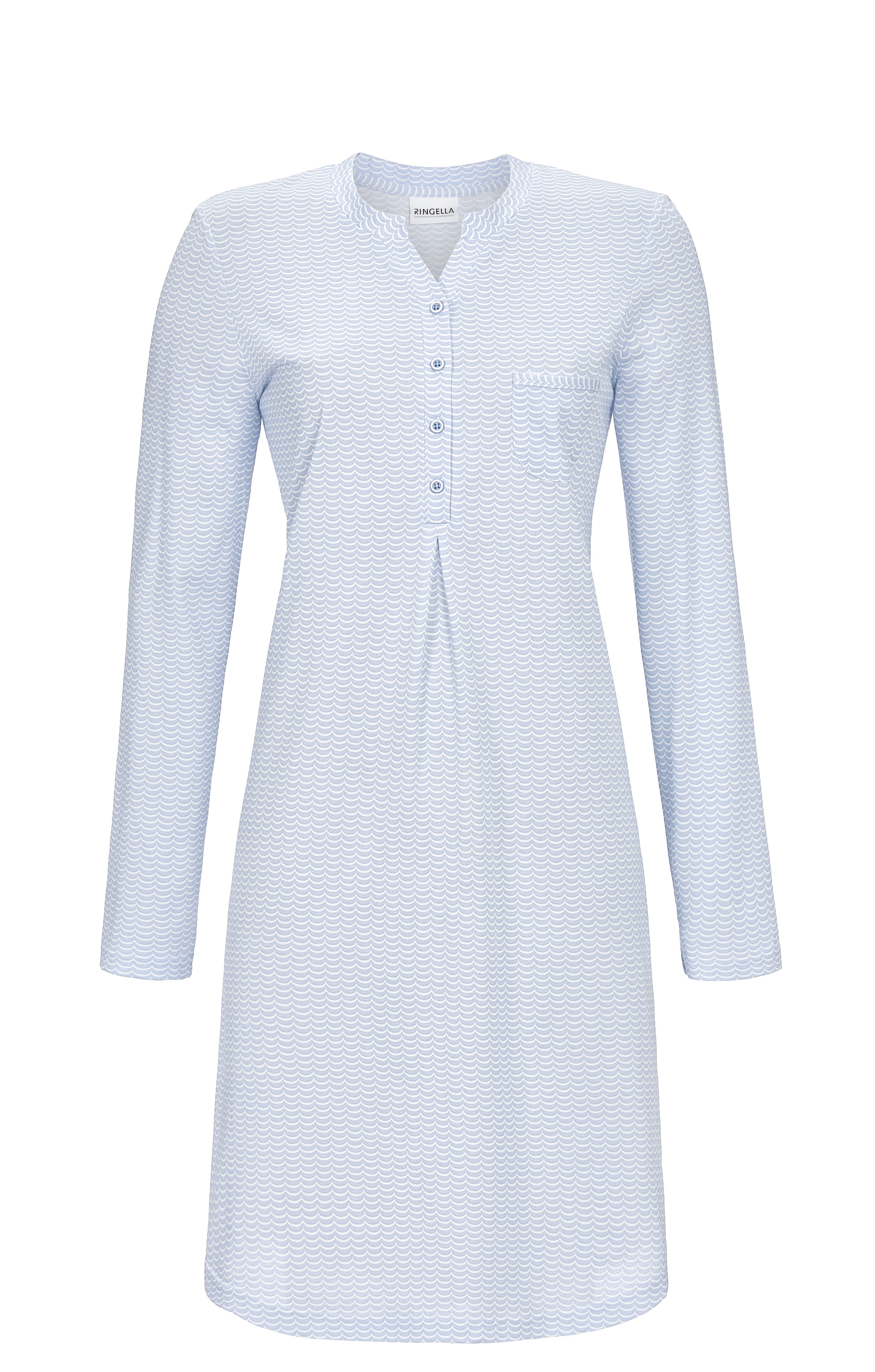 Ringella Nachthemd mit Knopfleiste