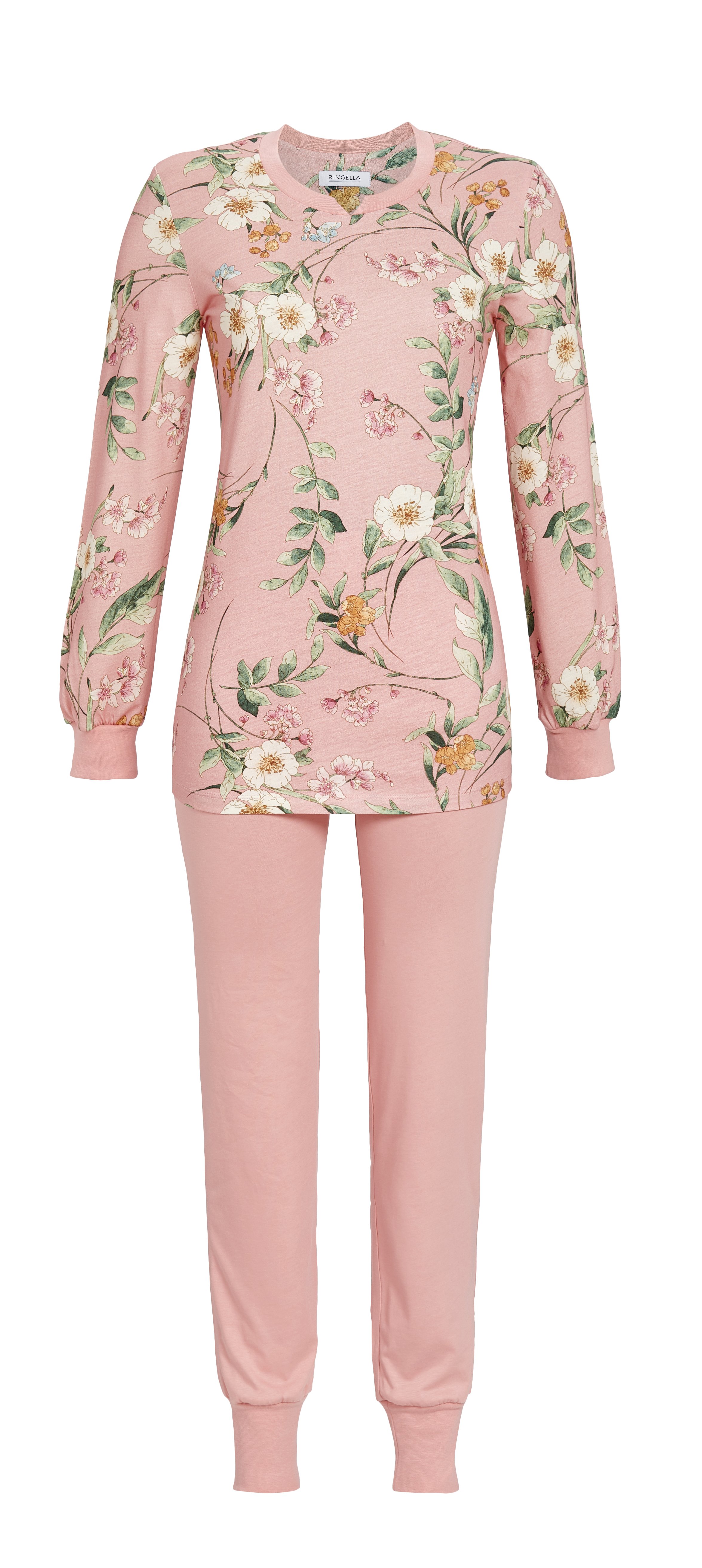 Pyjama mit Strickbündchen