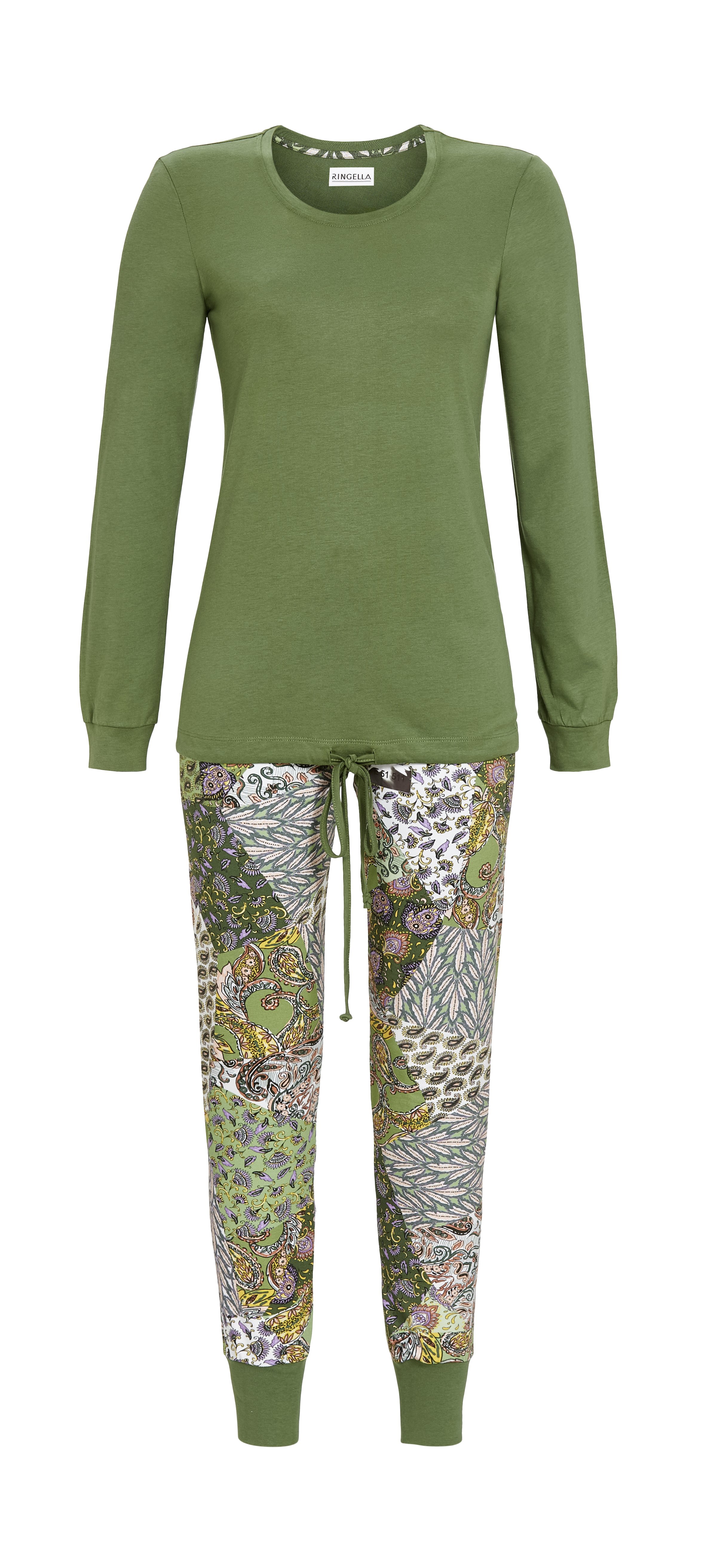 Pyjama mit Strickbündchen