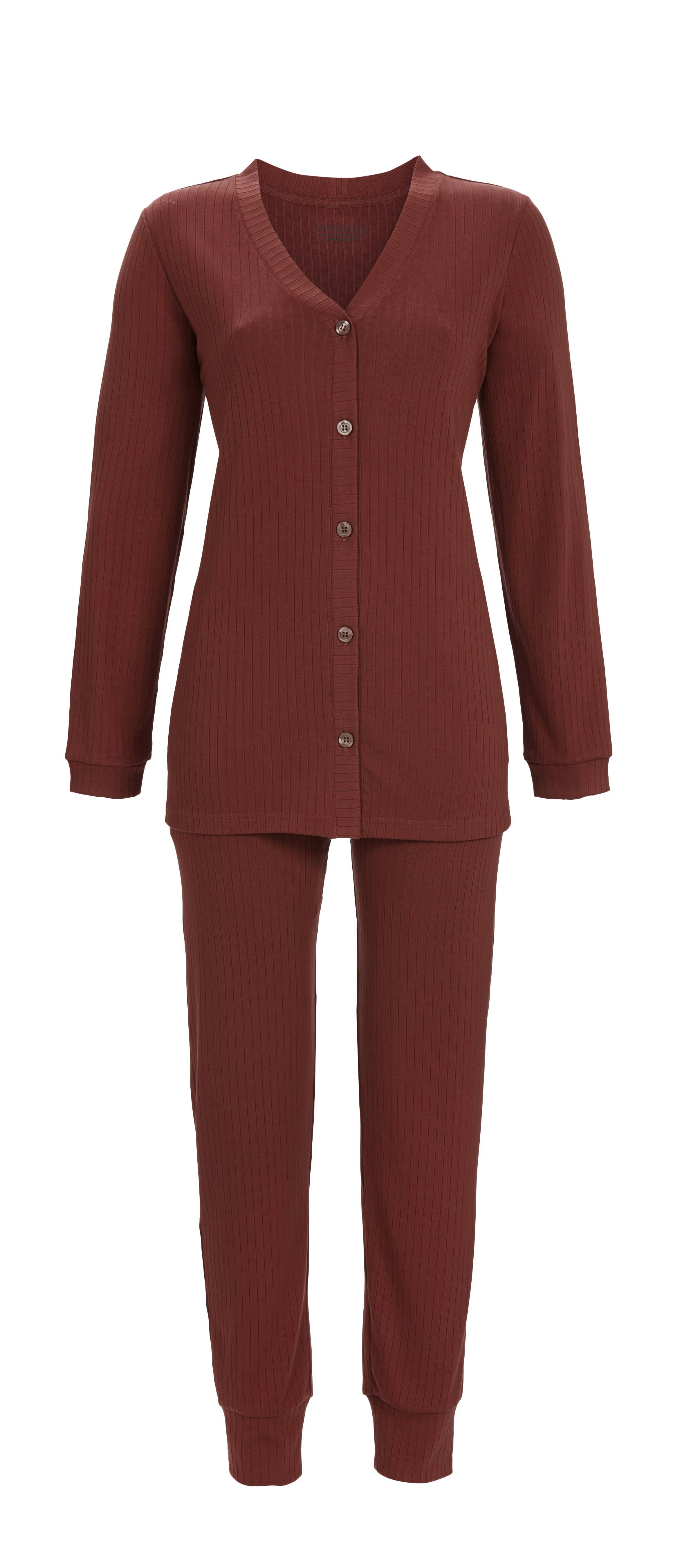 Pyjama aus Interlock-Rippe