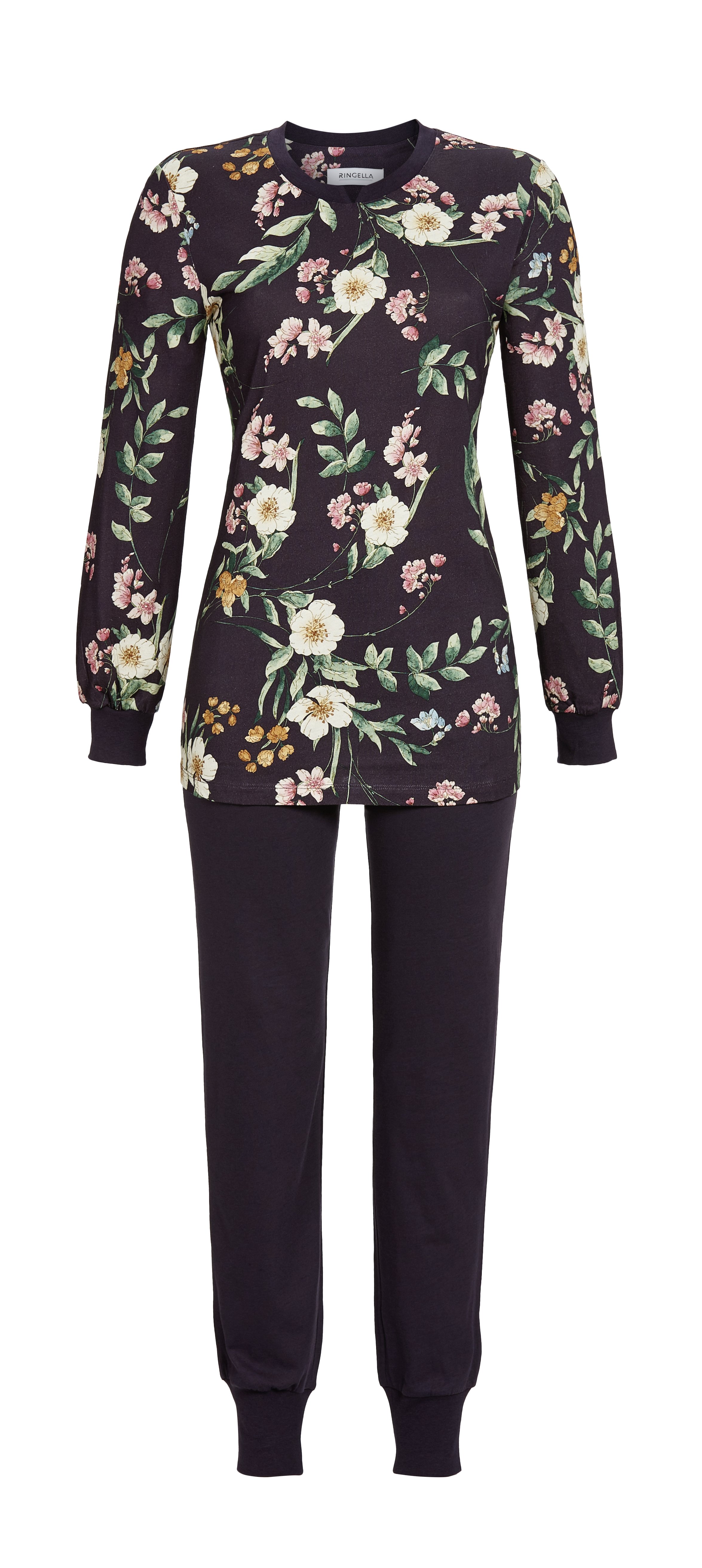 Pyjama mit Strickbündchen