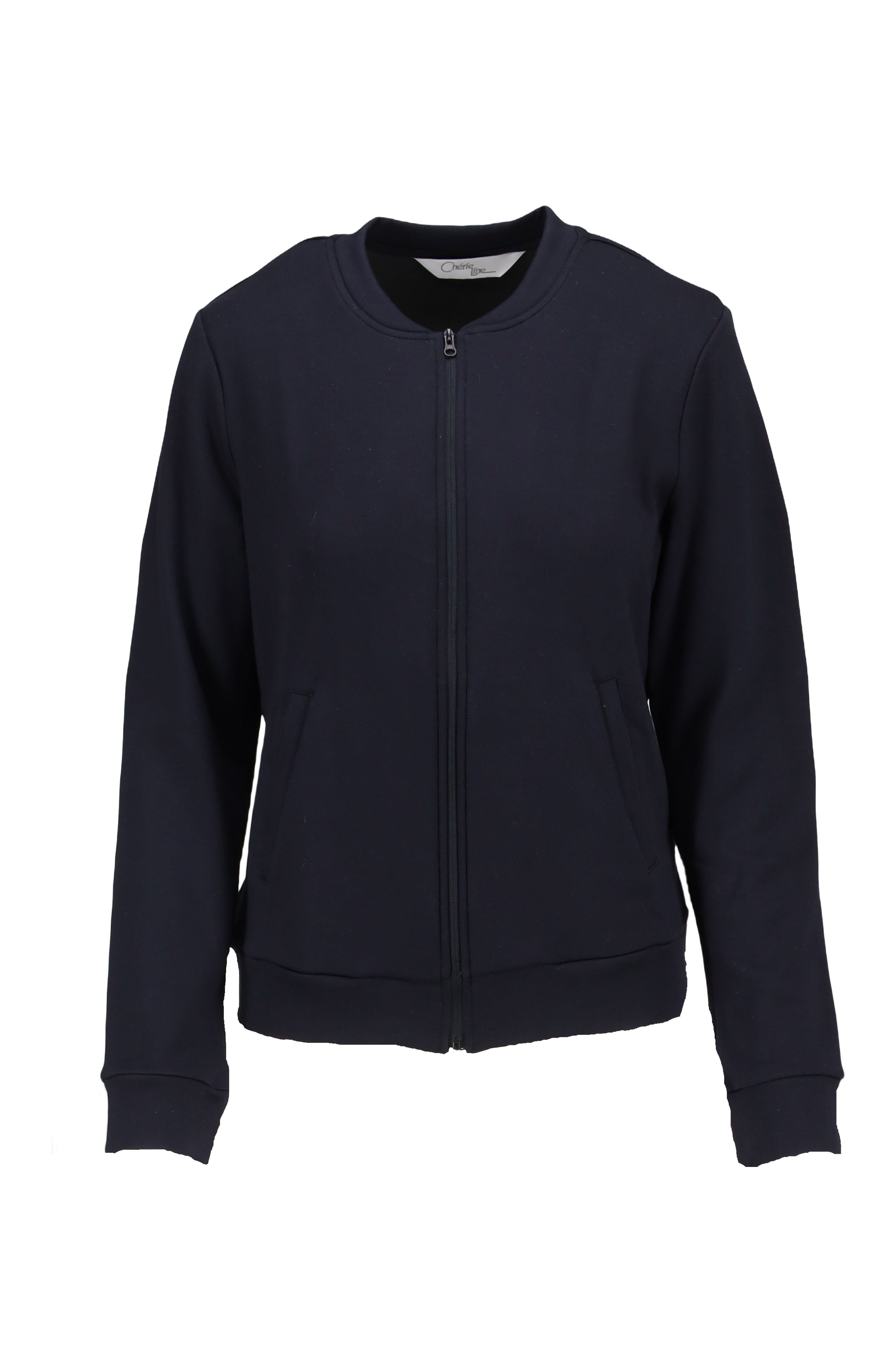 Jacke mit Reißverschluß und Stehkragen
