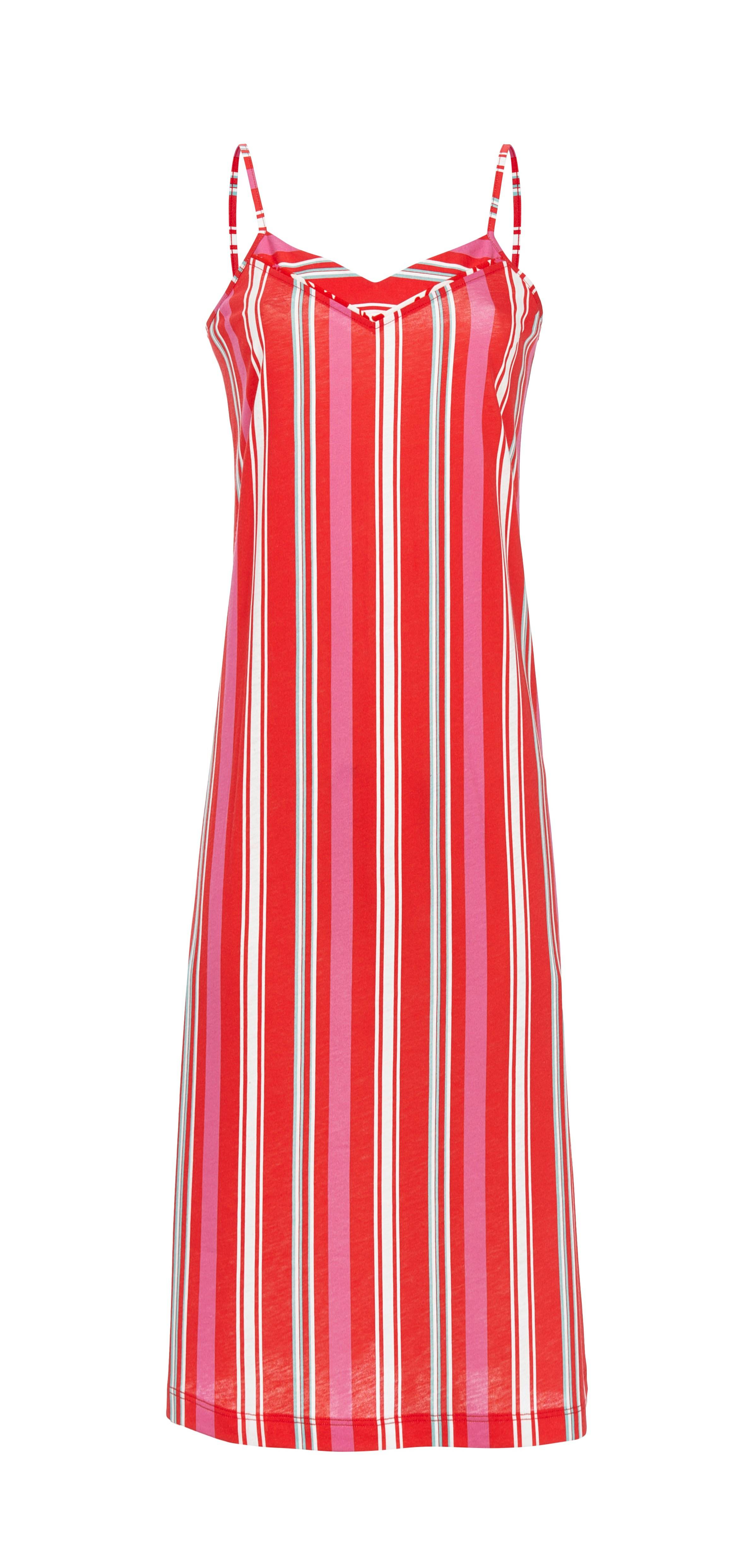 Langes Nachthemd mit Spaghettiträgern