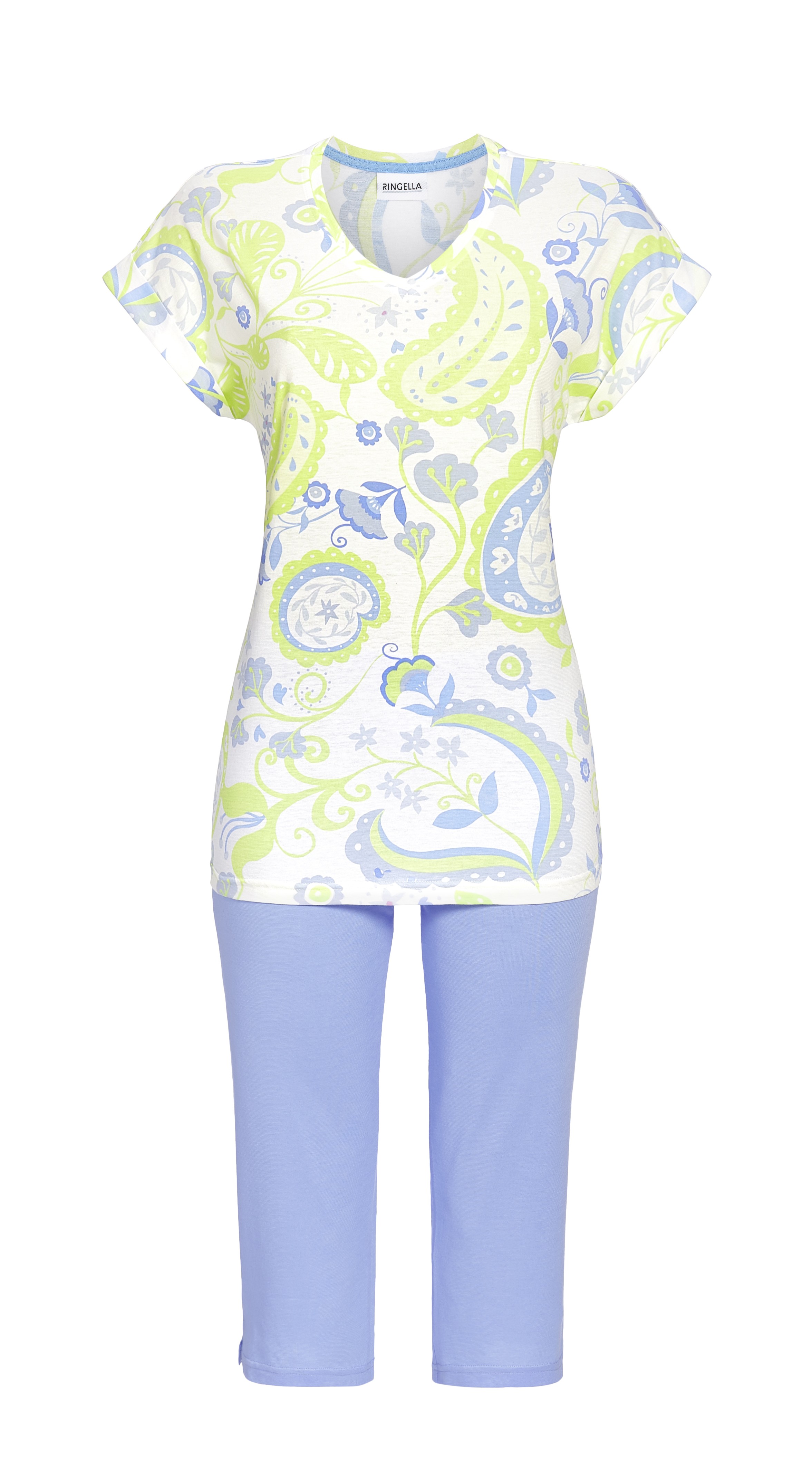 Ringella Pyjama mit Caprihose