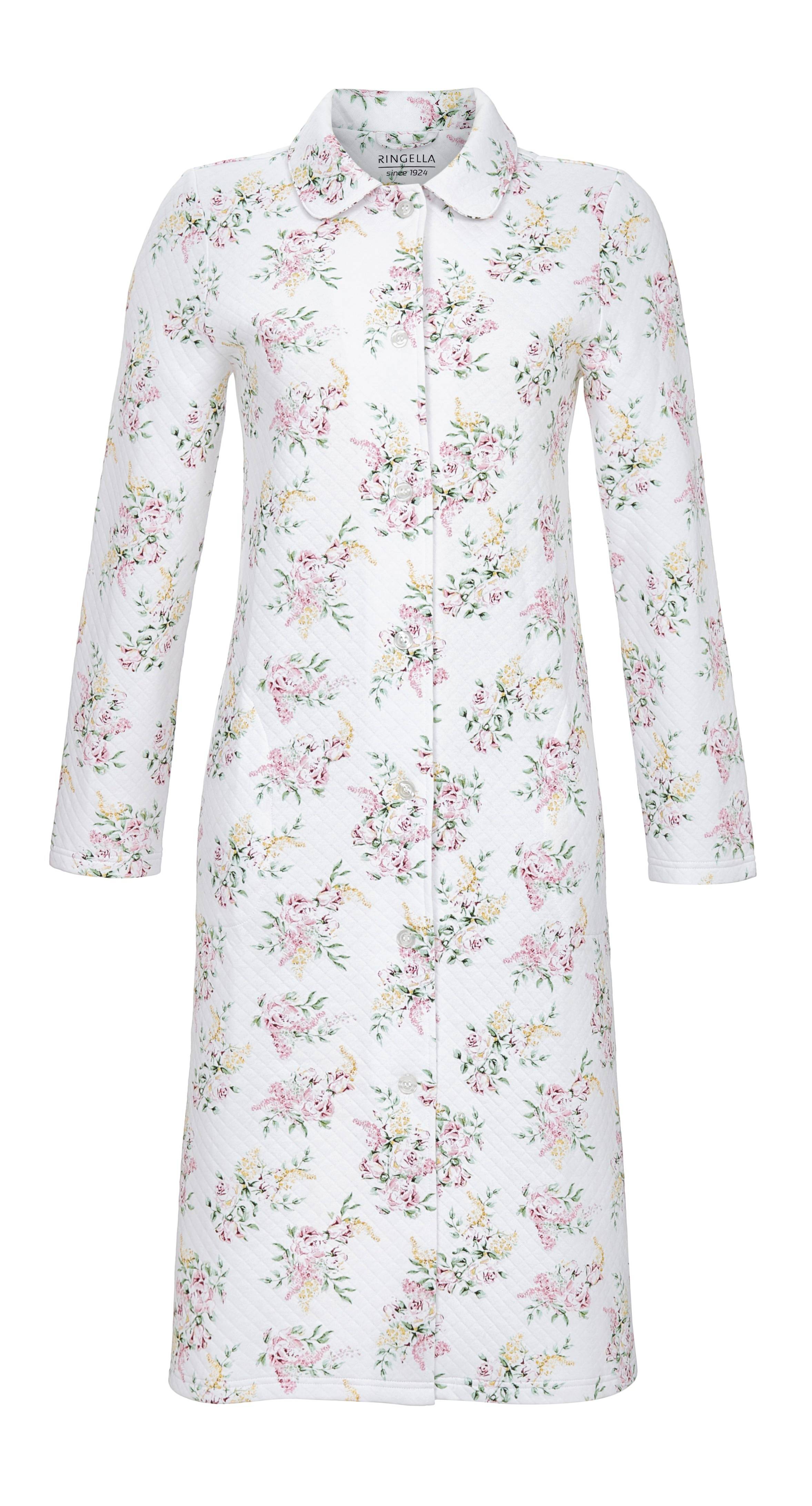 Morgenmantel in Steppoptik