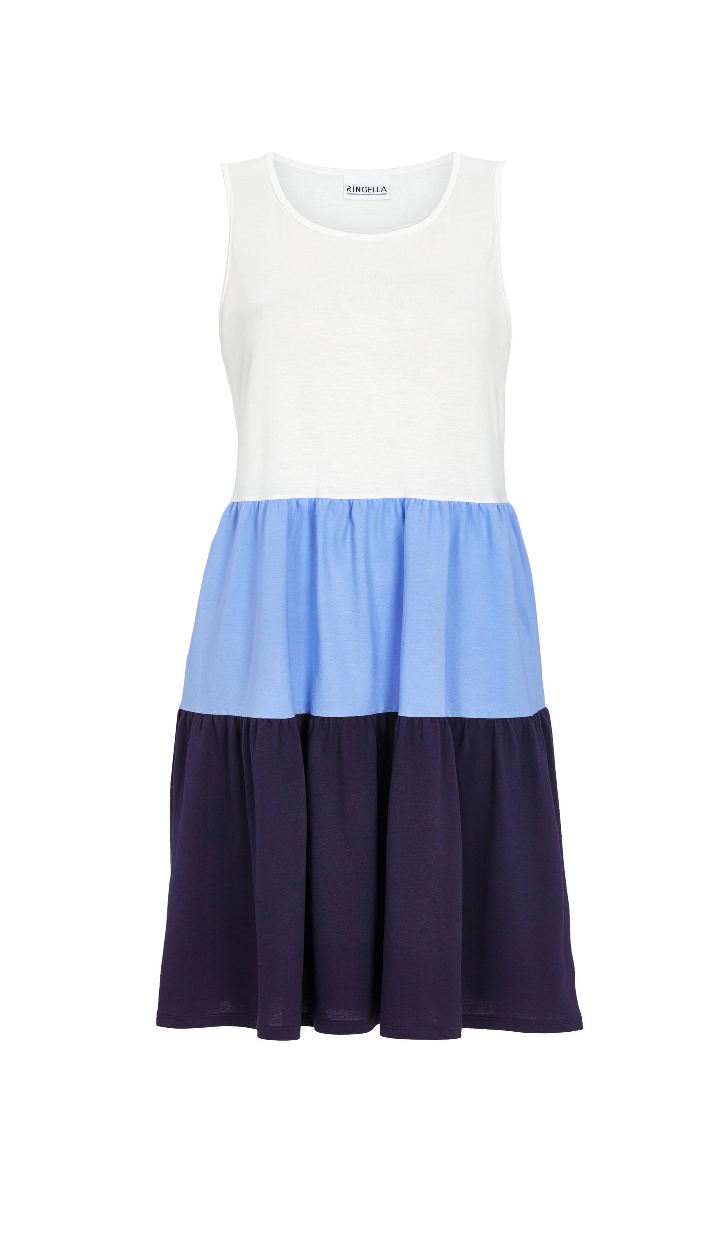 Kleid im Color-Blocking