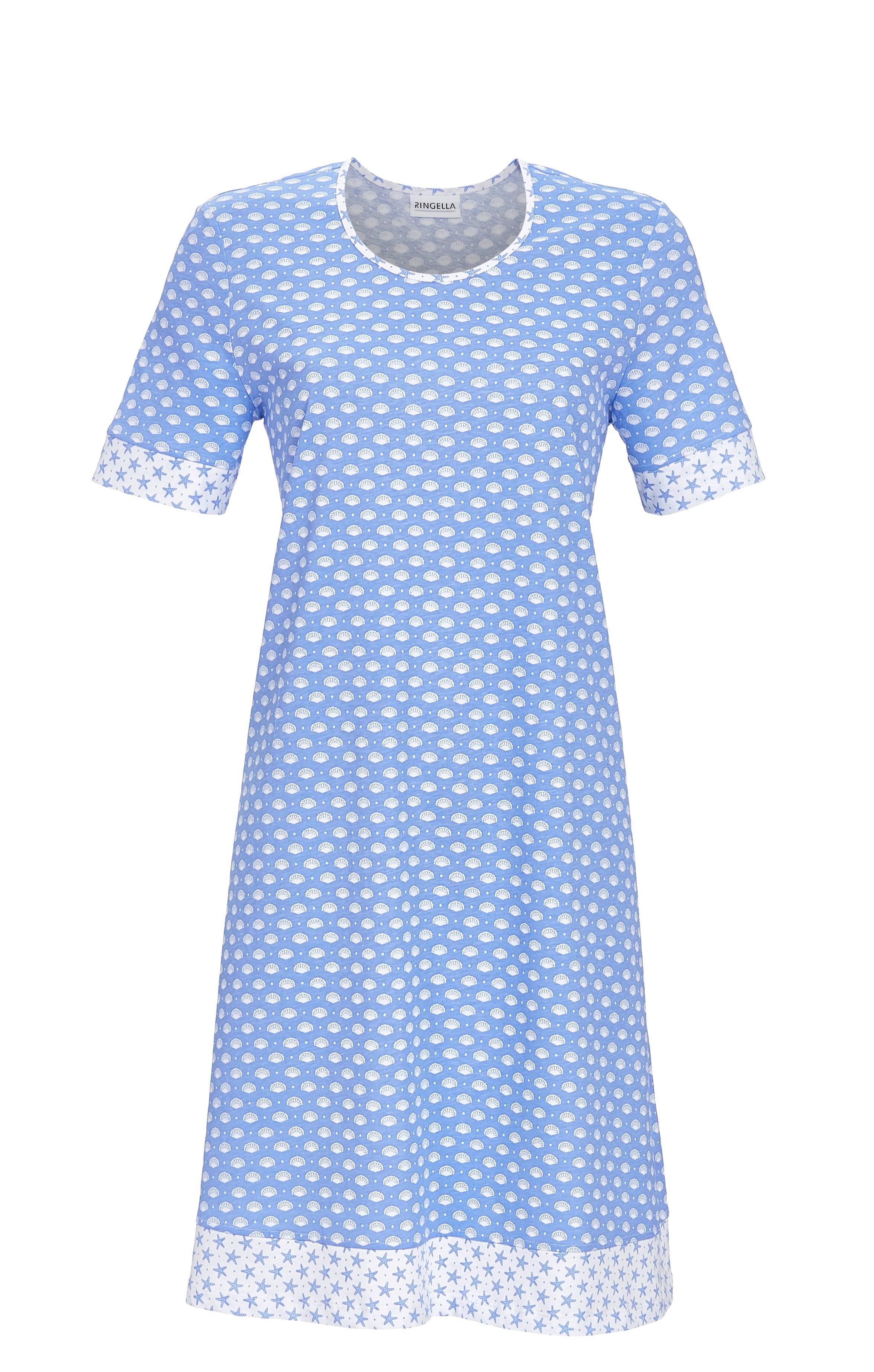 Sleepshirt mit Muscheldessin