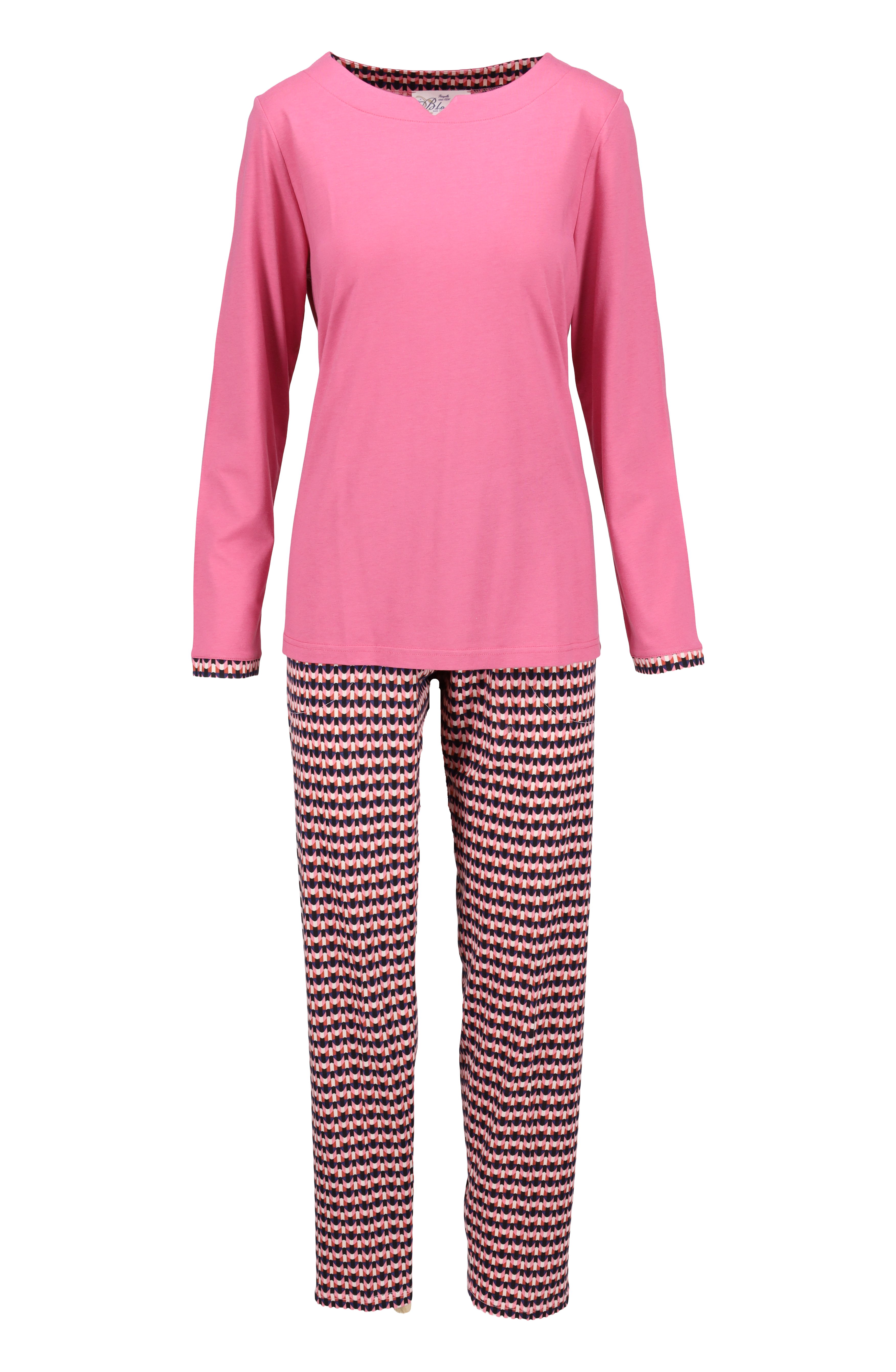 Pyjama mit Hose im Minimaldessin